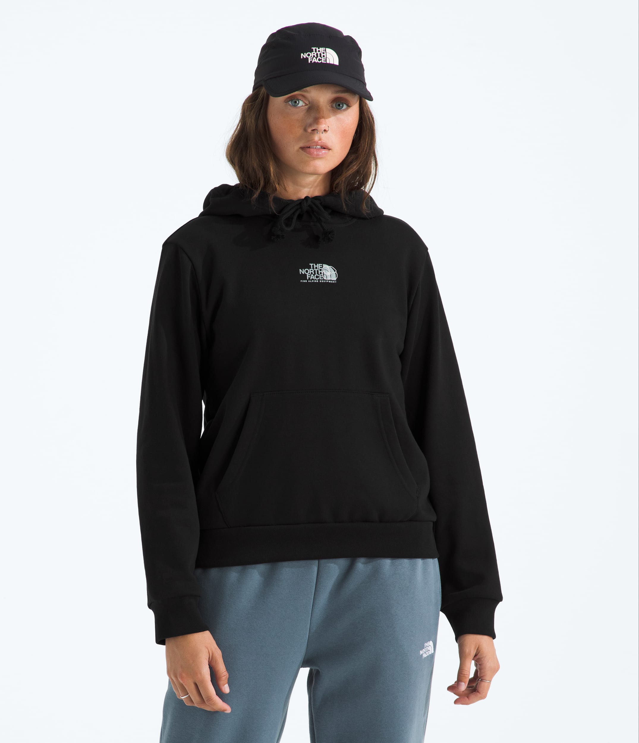 Womens Floral Alpine Regular Hoodie TNF HERO