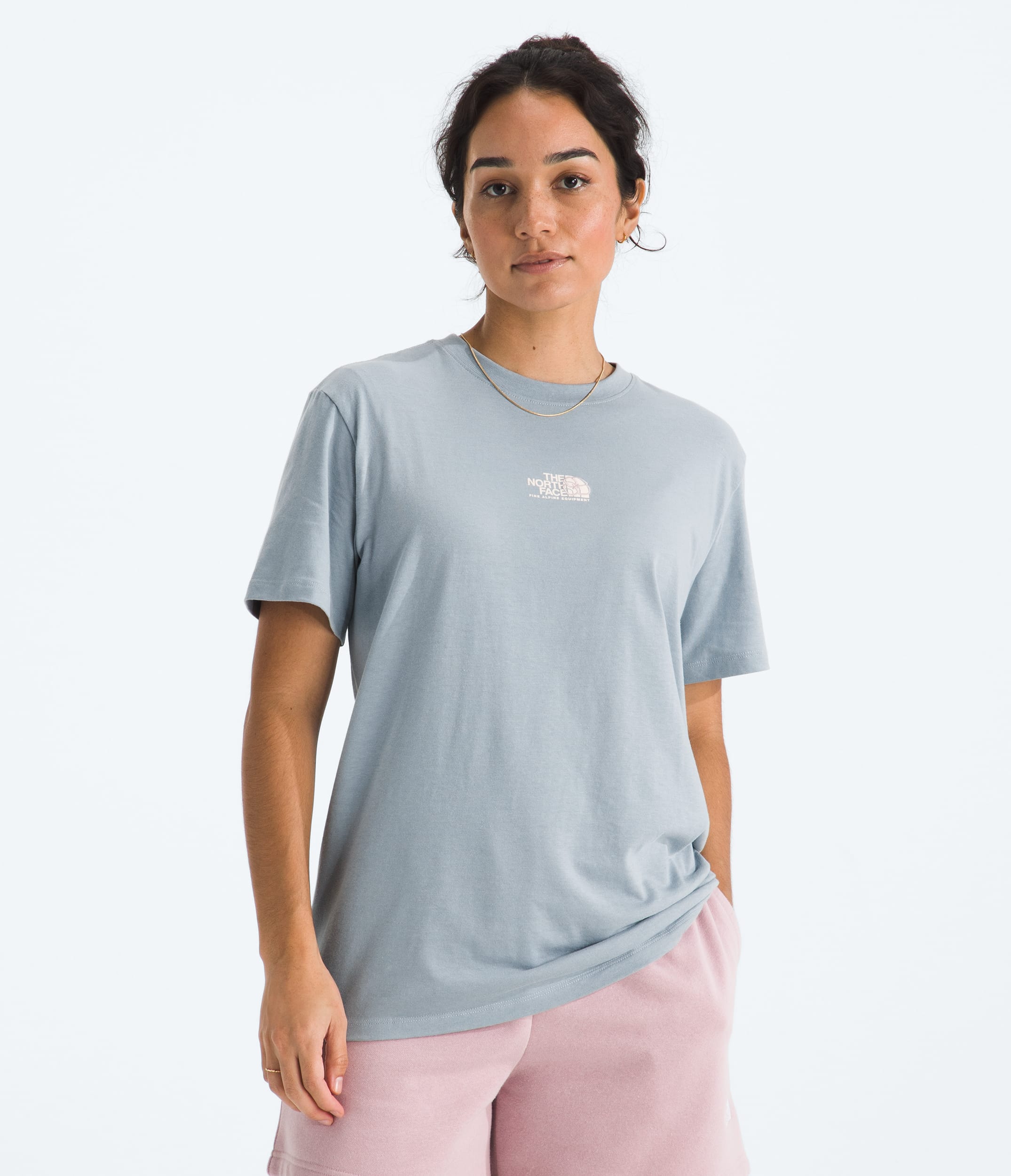 Womens Floral Alpine Relaxed ShortSleeve Tee TNF Main