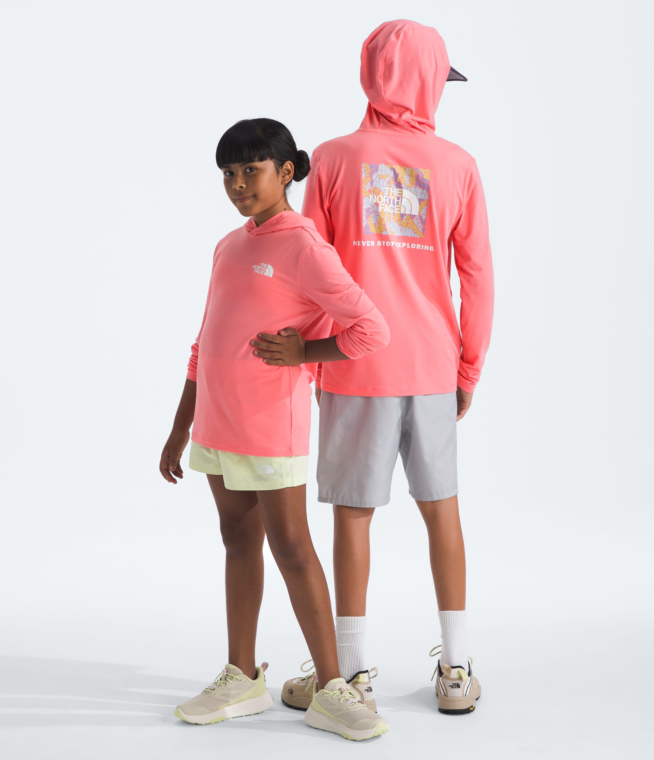 Boys  Girls Adventure Wildflower Views Hoodie TNF HERO