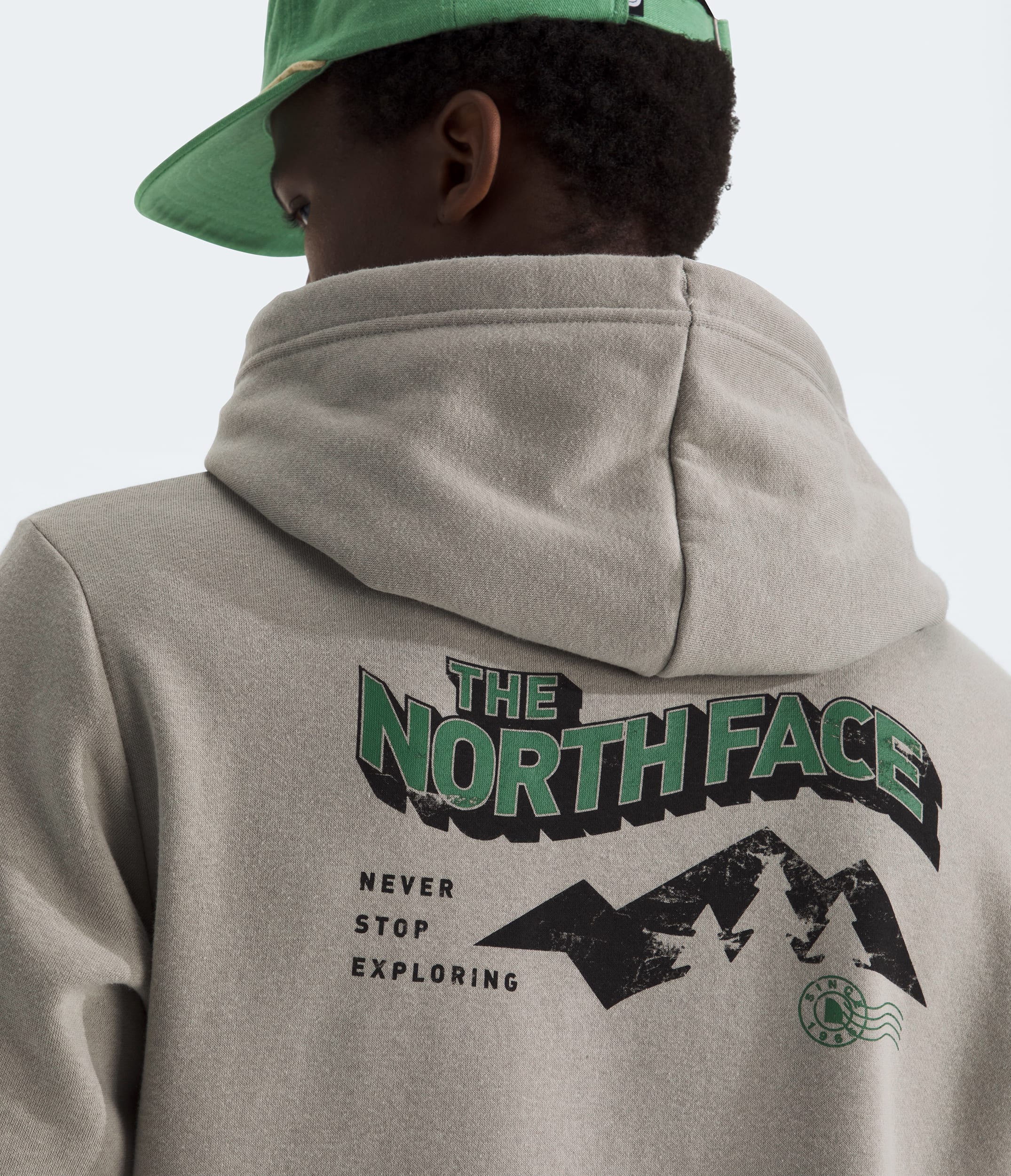 Mens Explore Postcard Regular Hoodie TNF HERO2