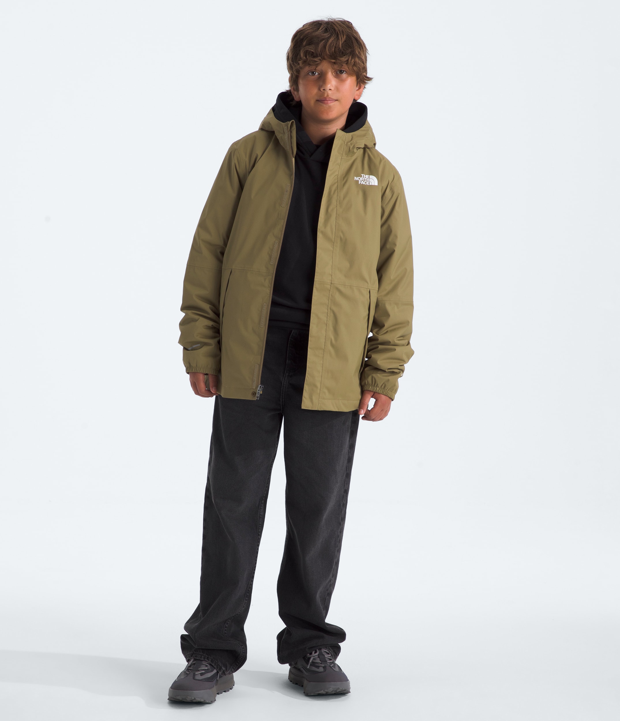Boys Warm Antora Rain Jacket TNF HERO2