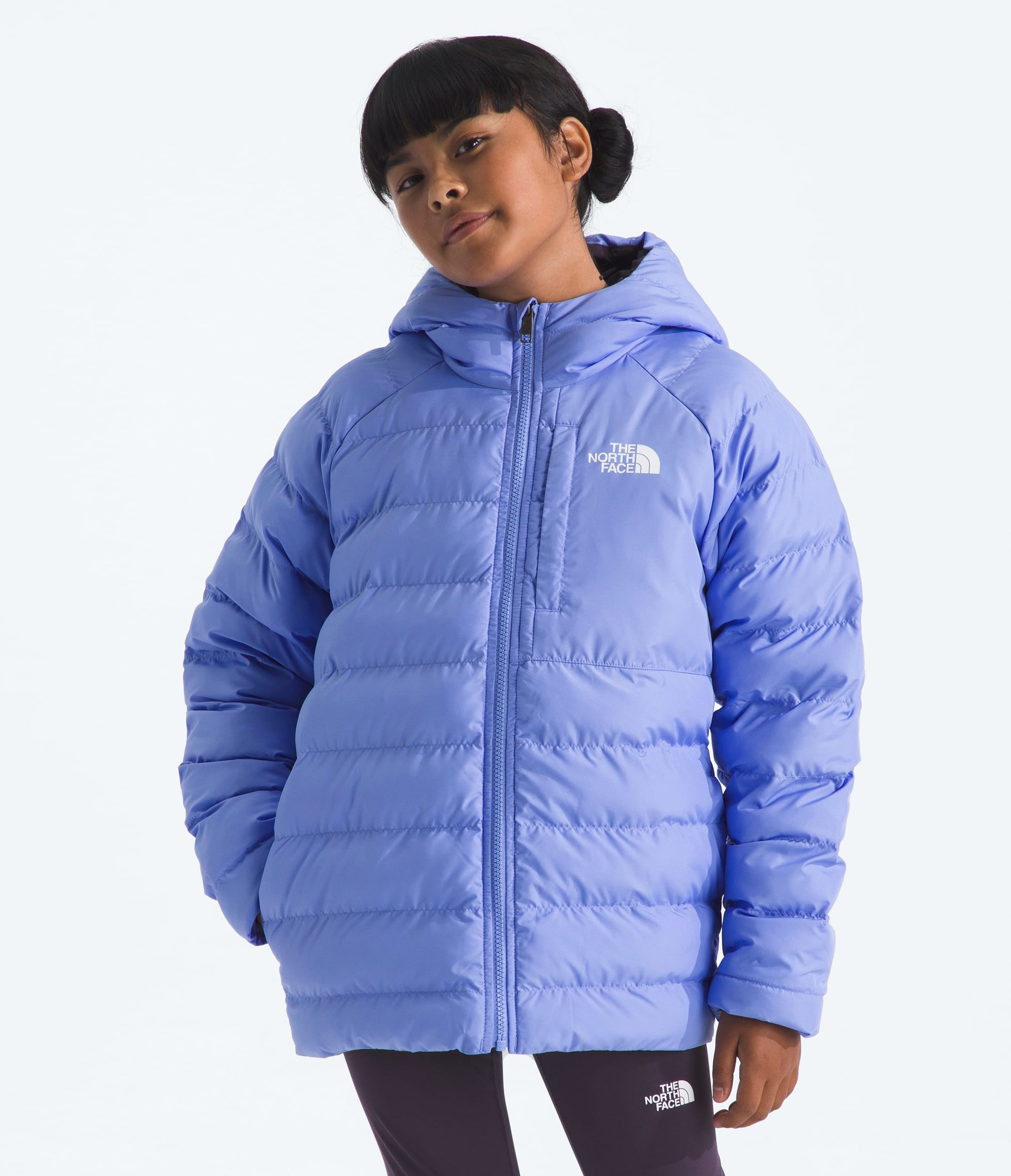 Girls Reversible Perrito Hooded Jacket TNF HERO