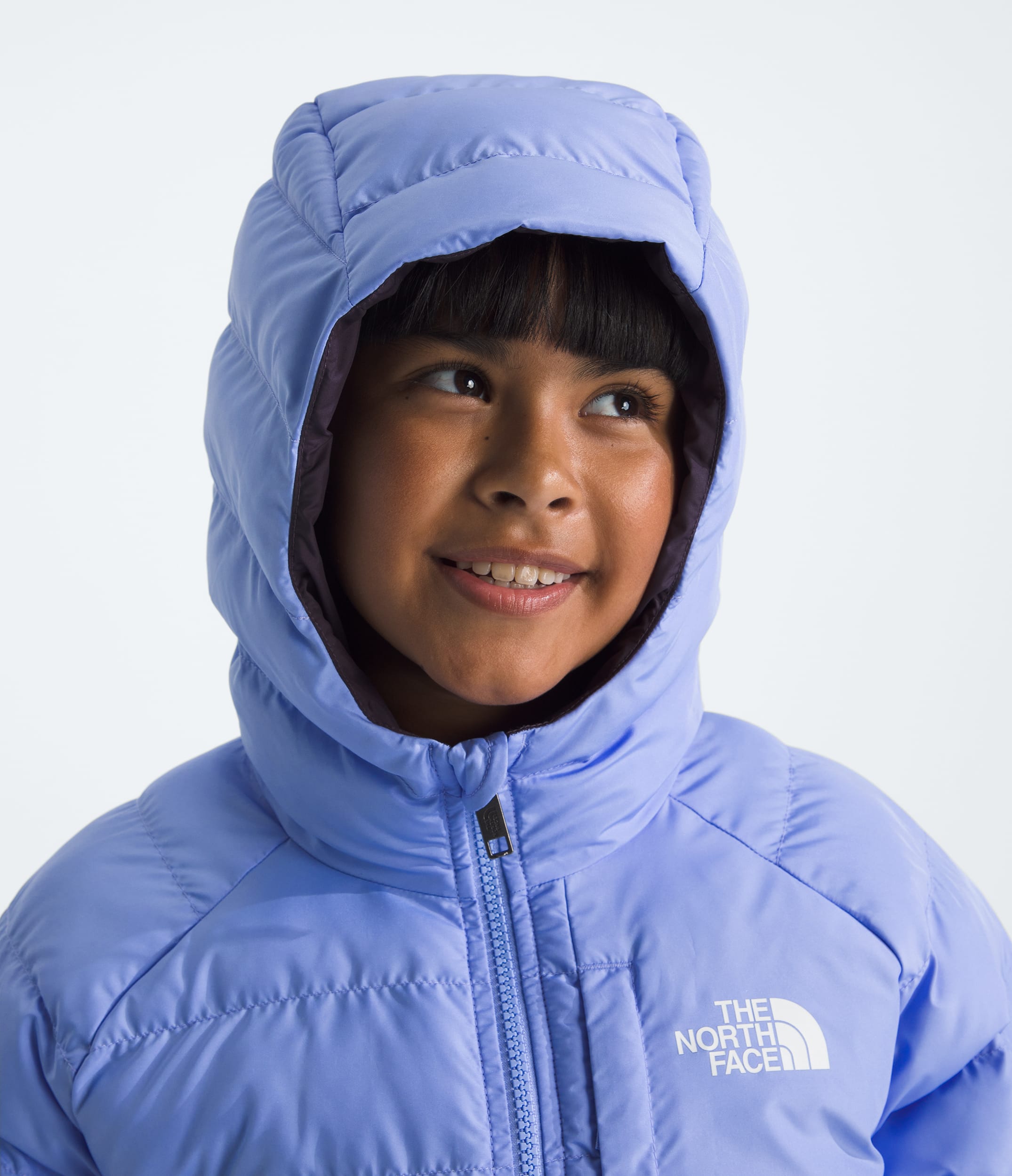 Girls Reversible Perrito Hooded Jacket TNF MODELHOOD2