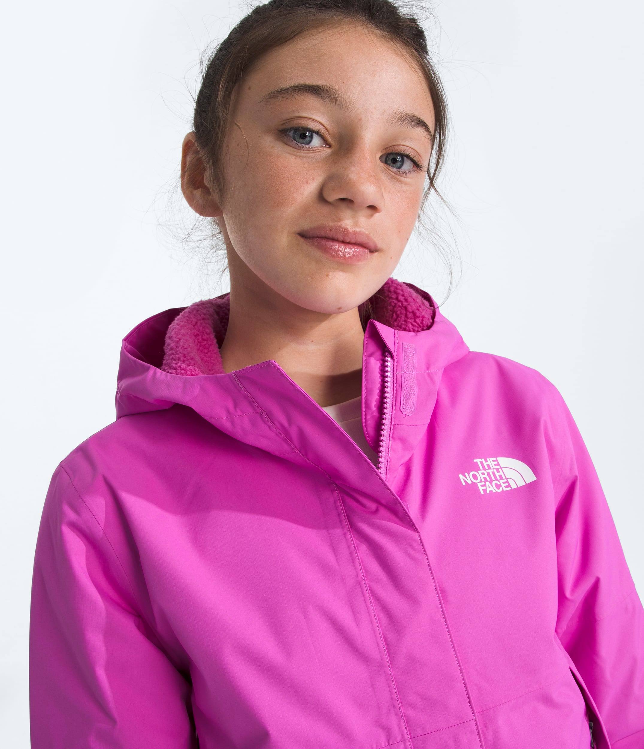 Girls Warm Antora Rain Jacket TNF HERO3