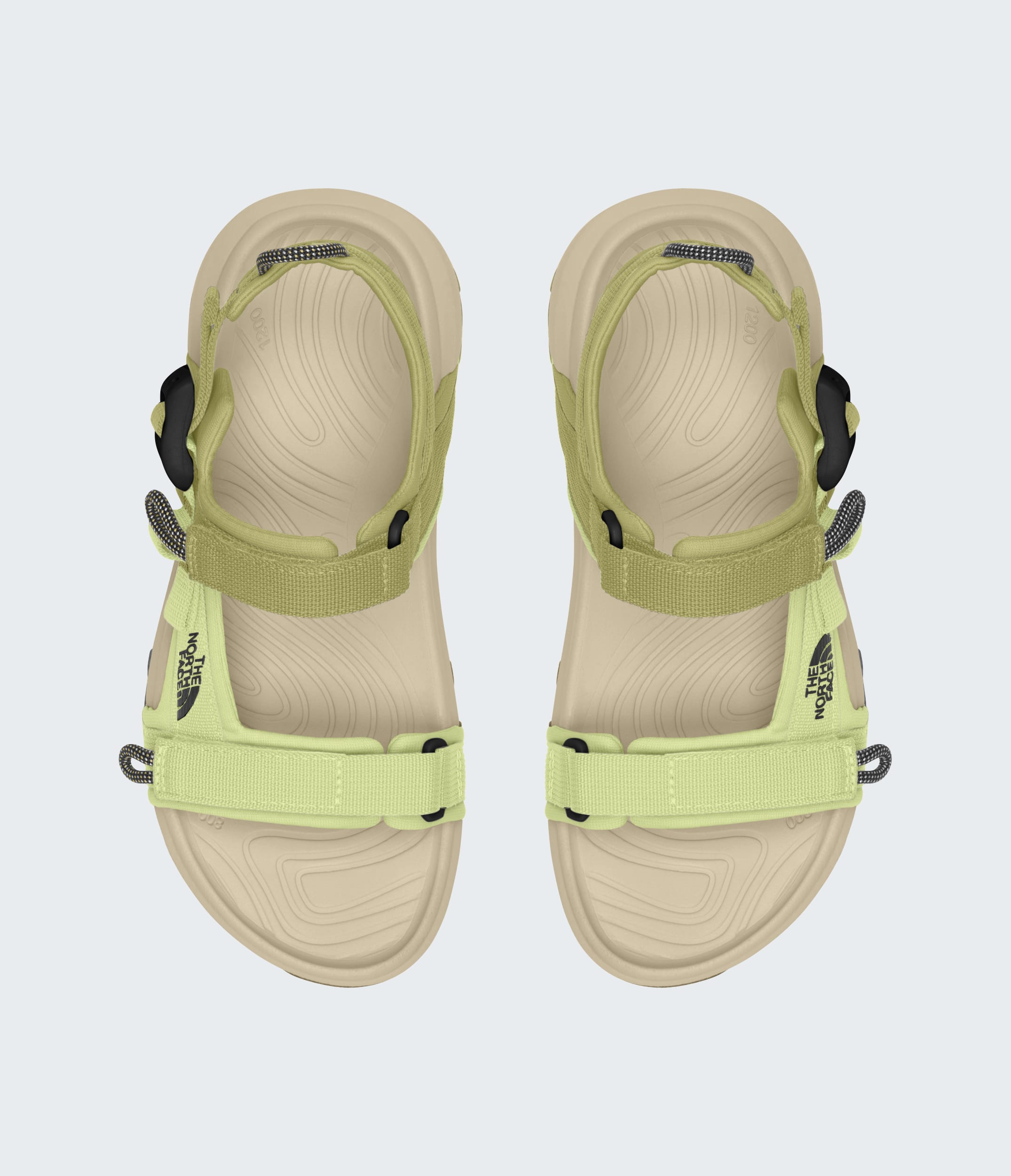 Womens Explore Camp Sandals TNF Lemon MistPear DETAILINSTEP