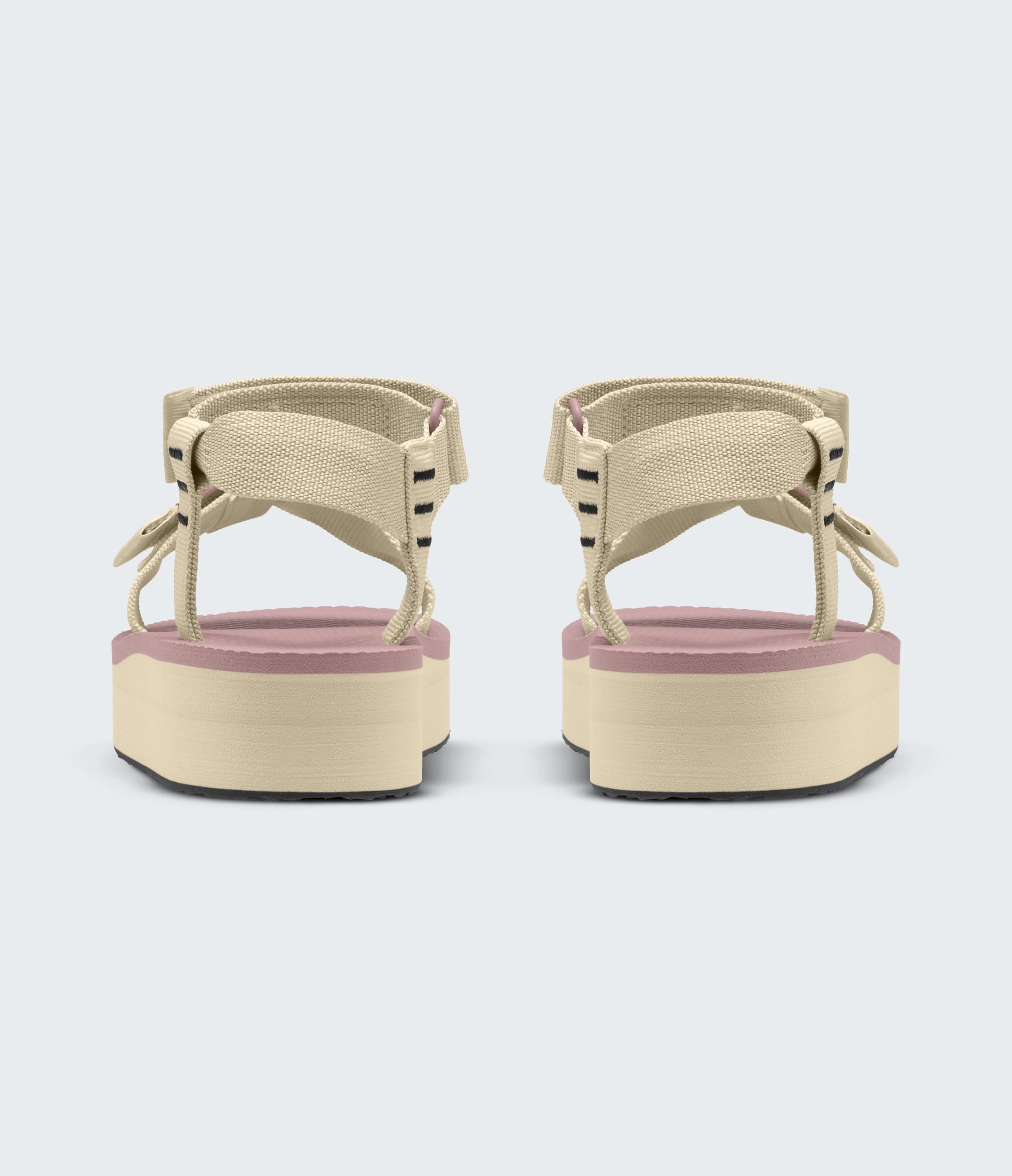 Womens Skeena Platform Sandals TNF BACK