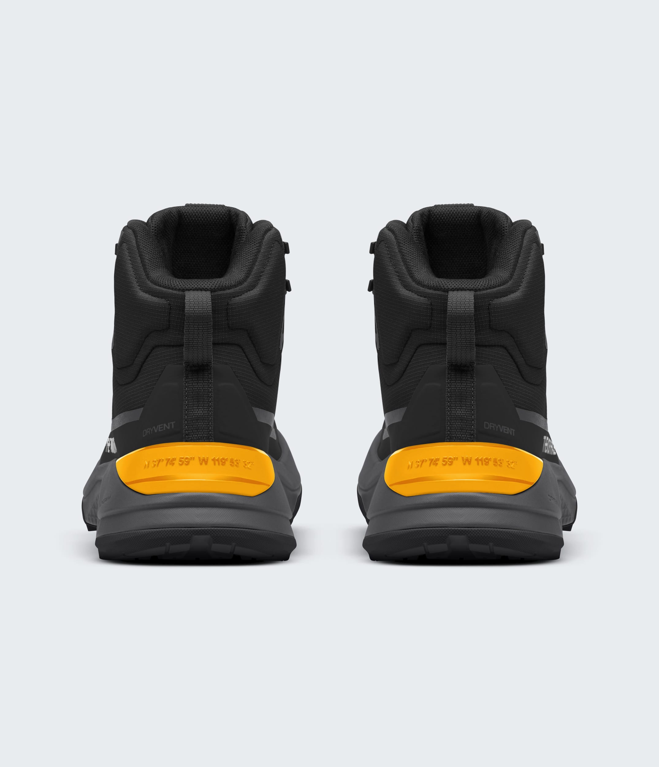 Mens Fastpack Mid Waterprood Boots TNF BACK