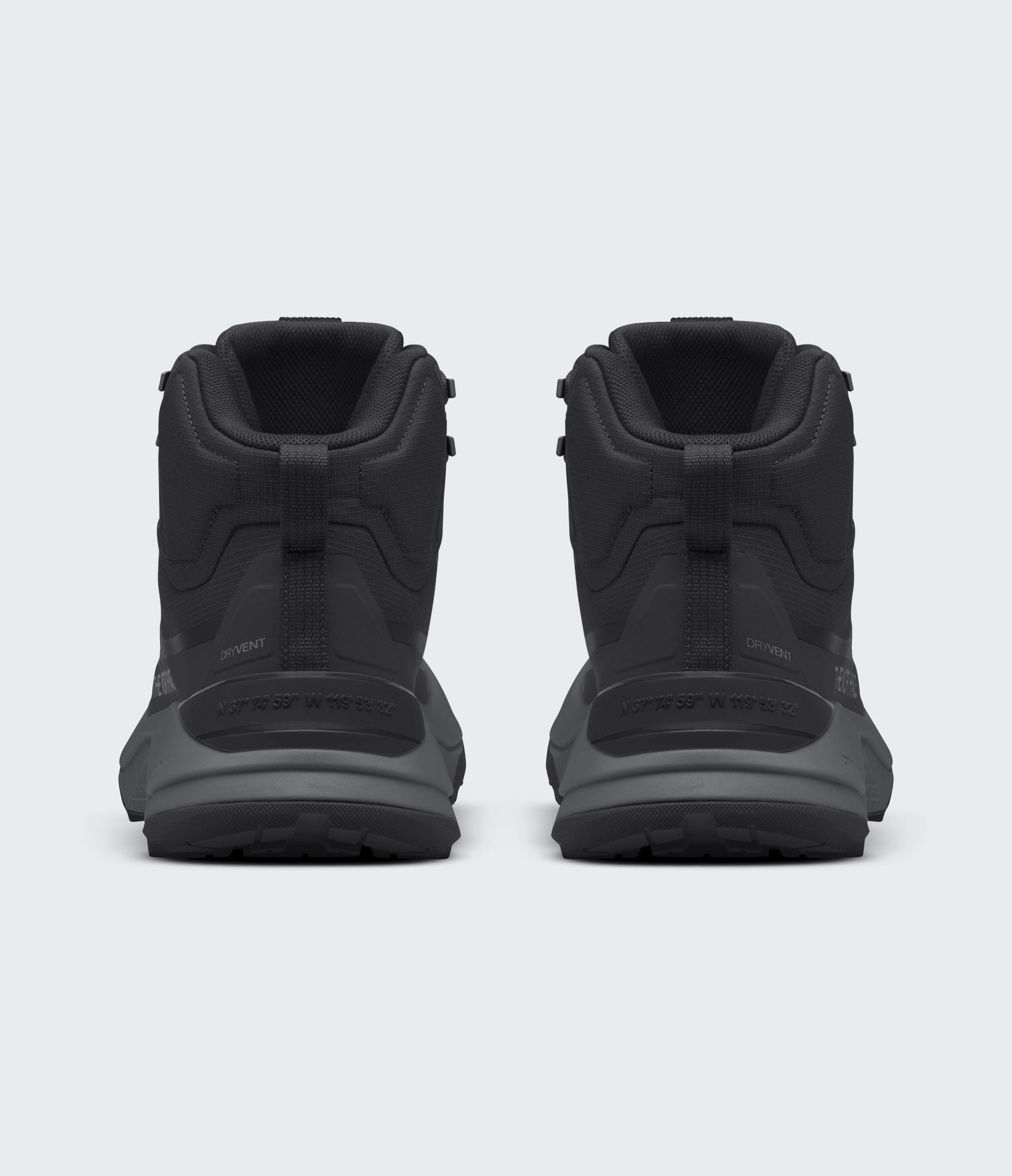 Womens Fastpack Mid Waterproof Boots TNF TNF BlackSmoked Pearl BACK