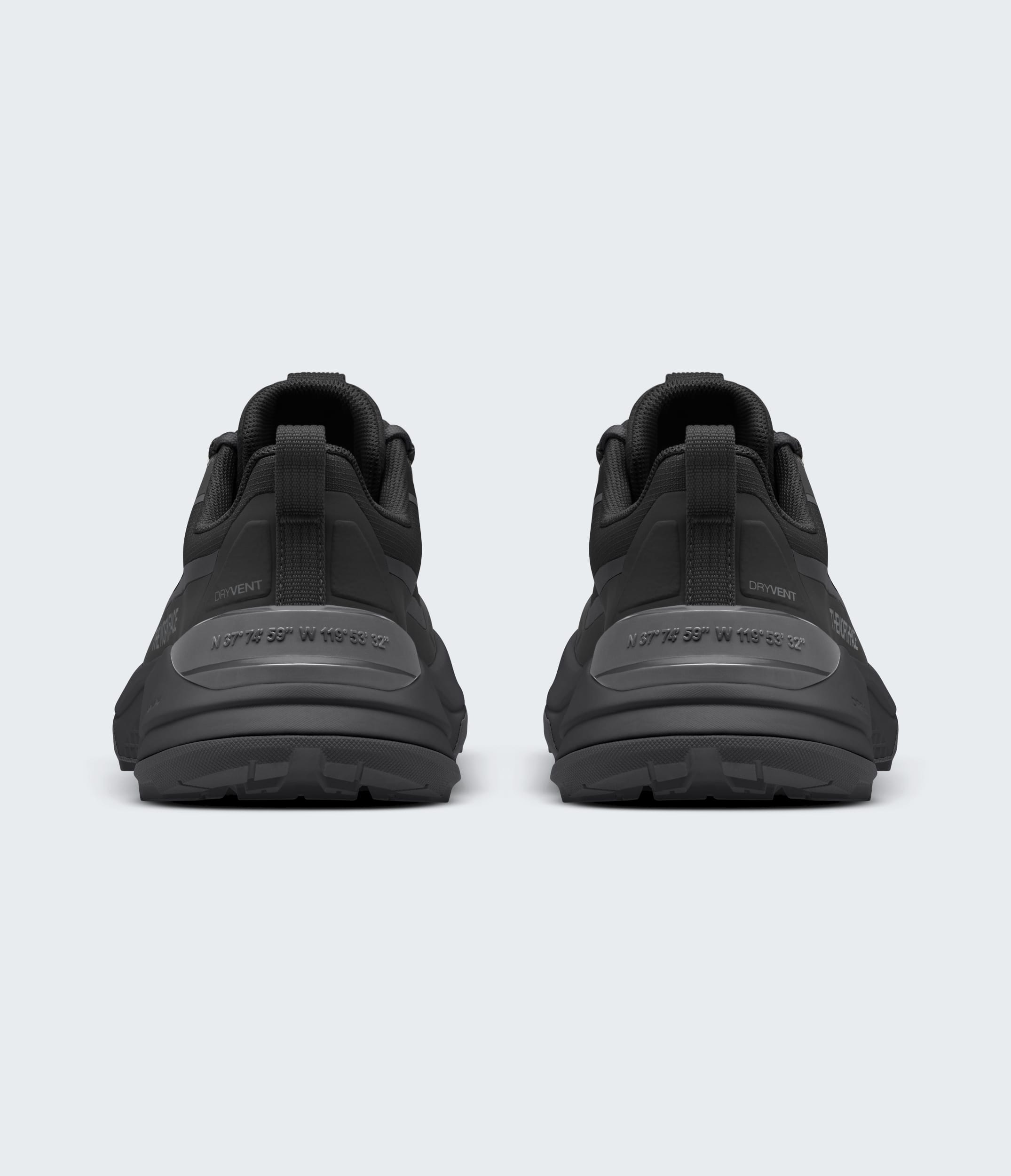 Mens Fastpack Waterproof Shoes TNF TNF BlackTNF Black BACK