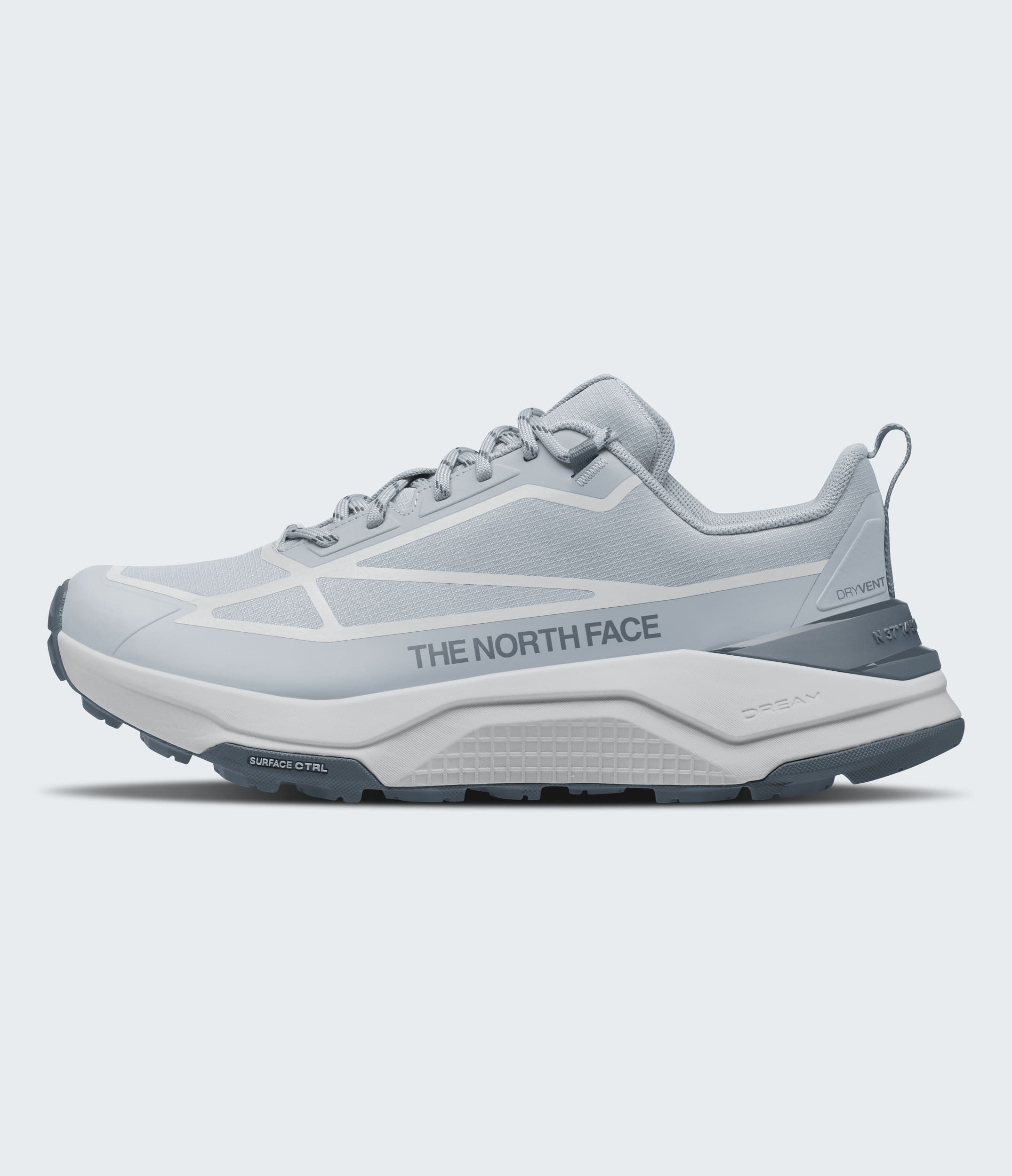Mens Fastpack Waterproof Shoes TNF Frost GreyGlacier Gray HERO