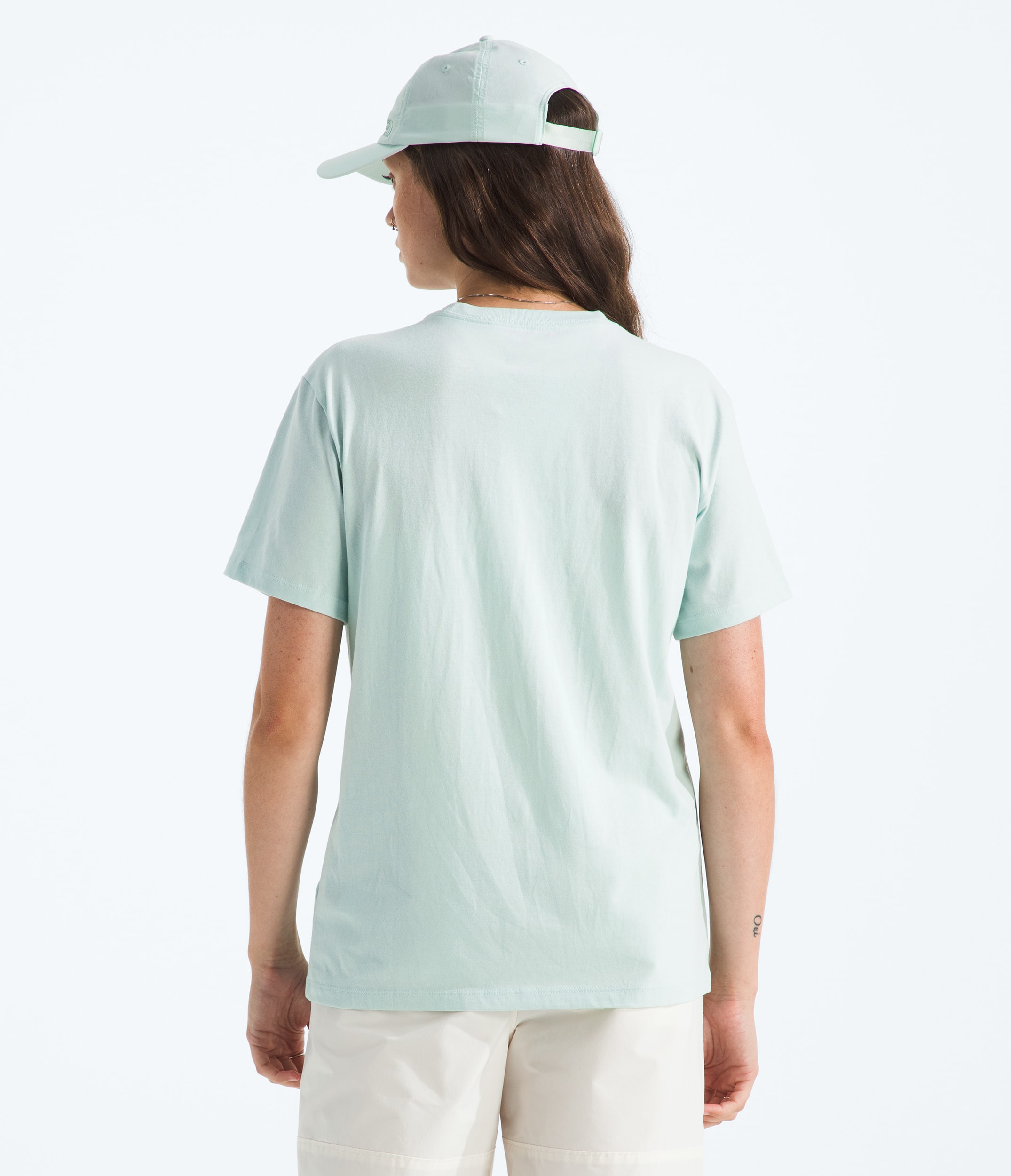 Womens Evolution Simple Dome Relaxed ShortSleeve Tee TNF BACK