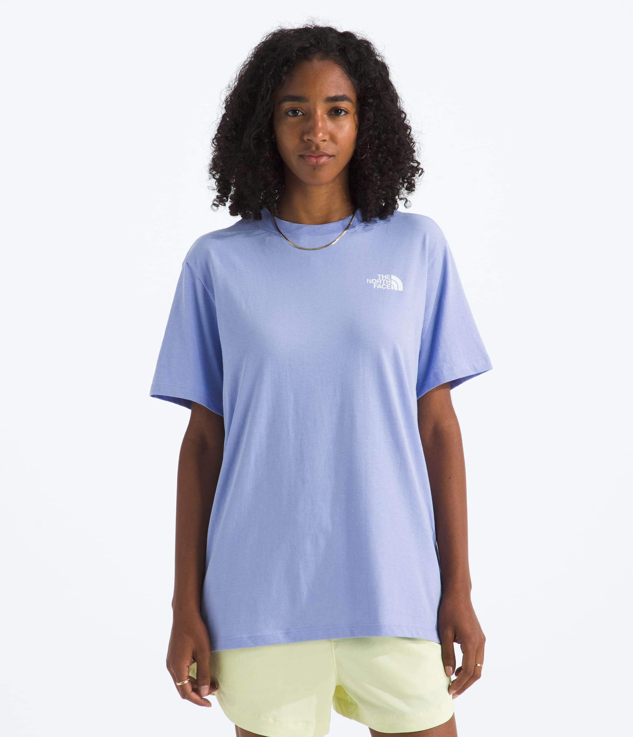 Womens Eclipse Edge Relaxed ShortSleeve Tee TNF BACK