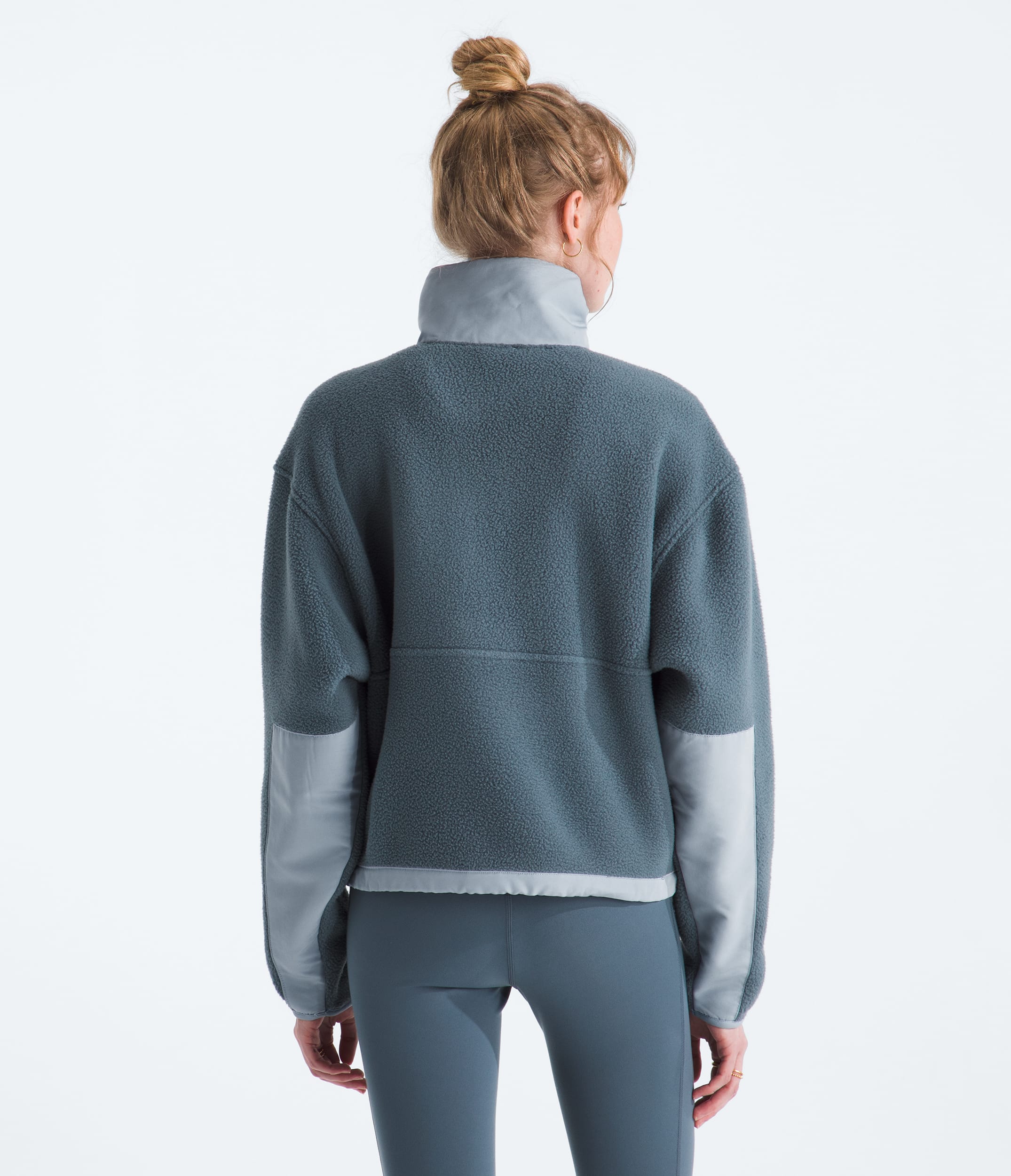 Womens Yumiori Off Peak Zip Jacket TNF Granite GreyFrost Grey BACK