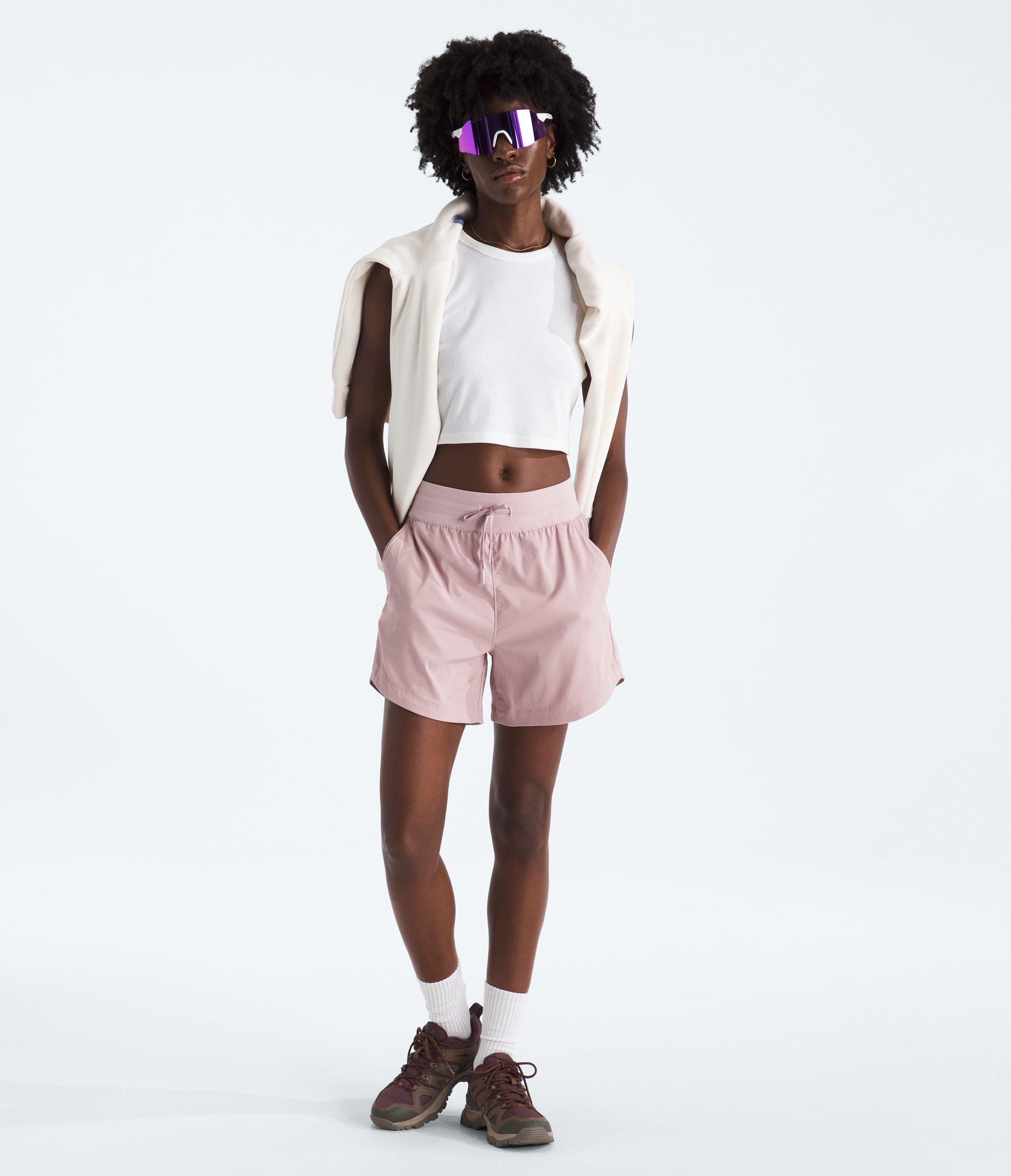 Womens Aphrodite Arise 5 Shorts TNF HERO2