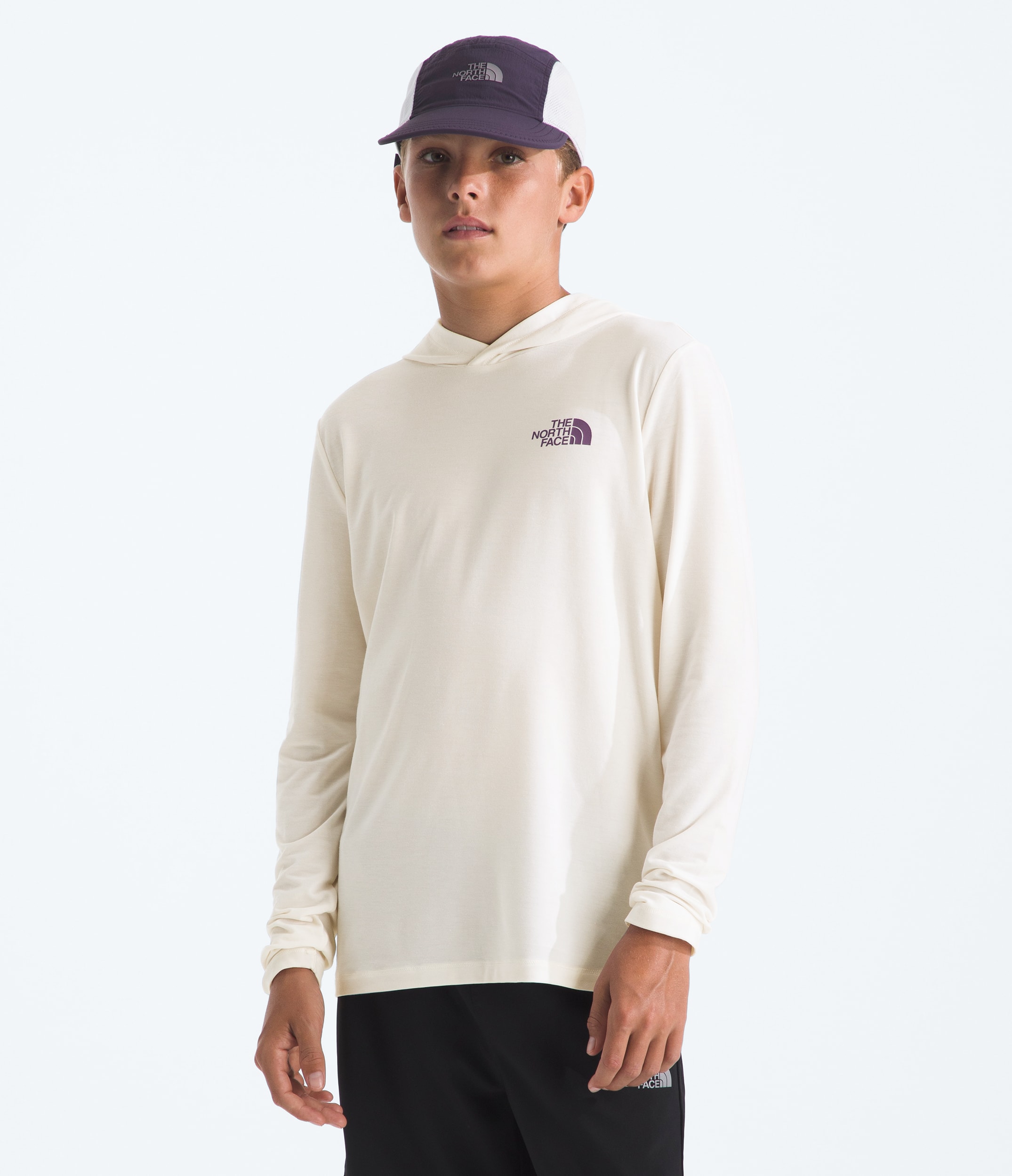 Boys  Girls Adventure Coastal Climb Hoodie TNF BACK