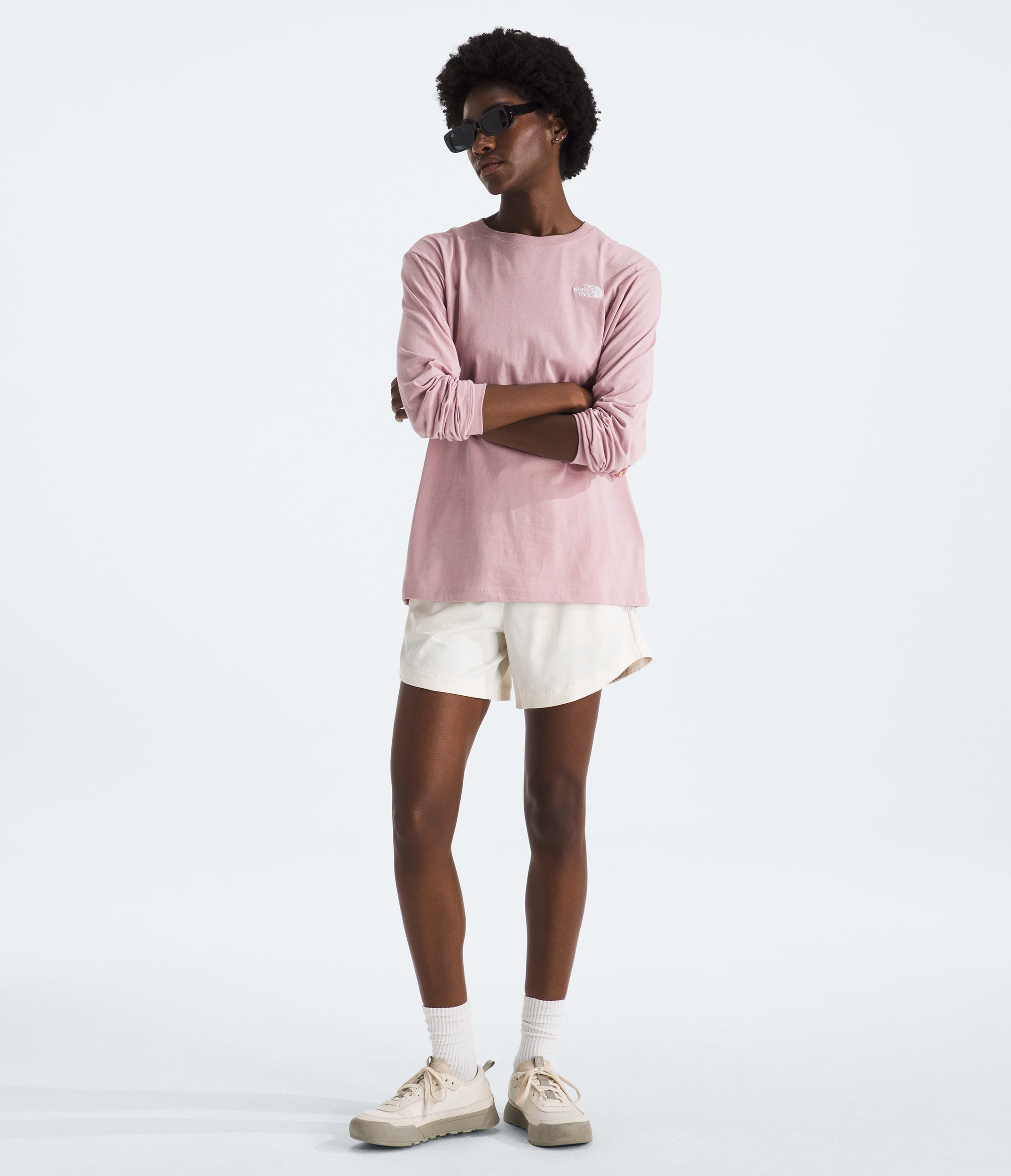 Womens Evolution Simple Dome LongSleeve Tee TNF HERO2