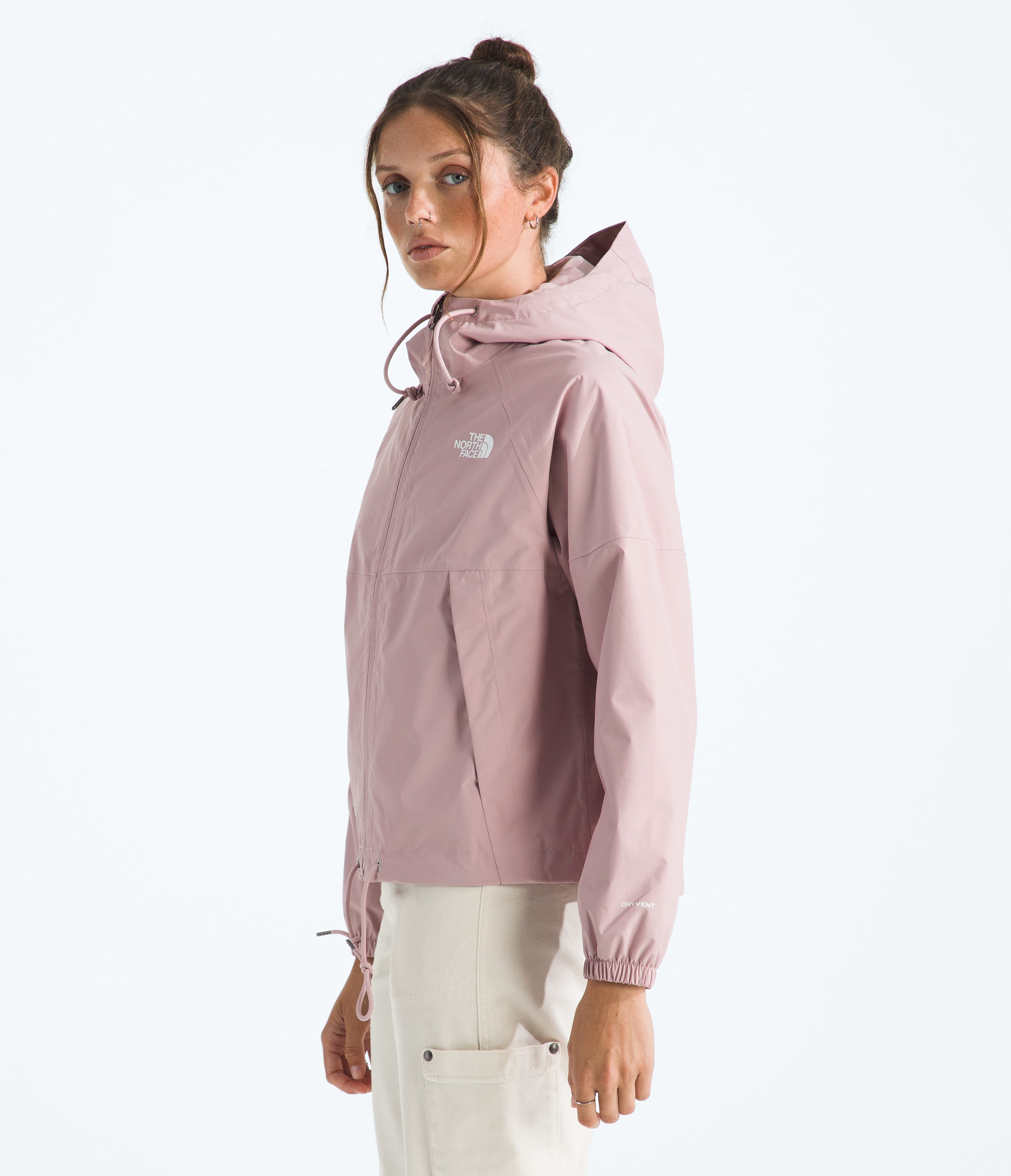 Womens Antora Rain Hoodie TNF MODEL34