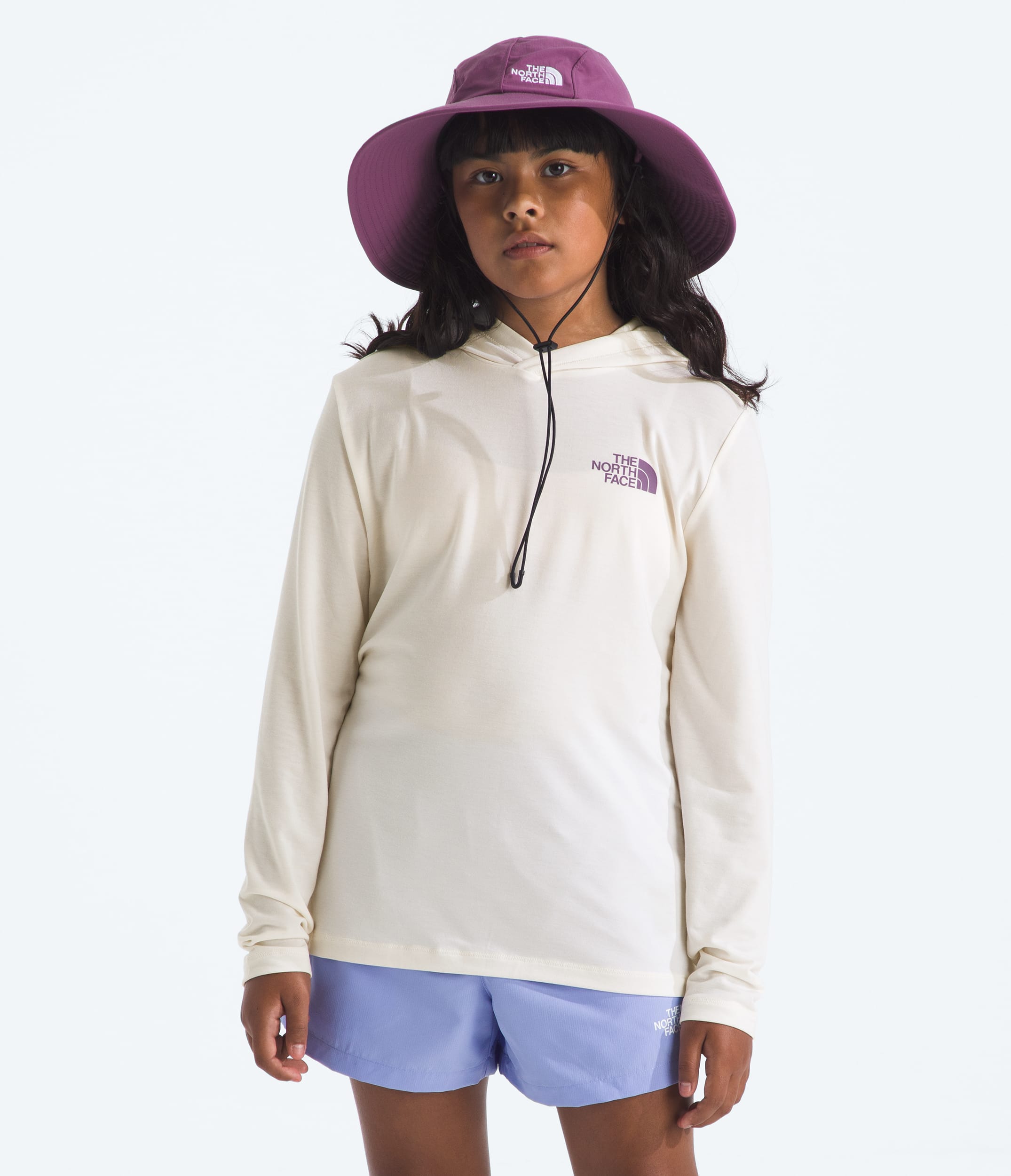 Boys  Girls Adventure Coastal Climb Hoodie TNF HERO3