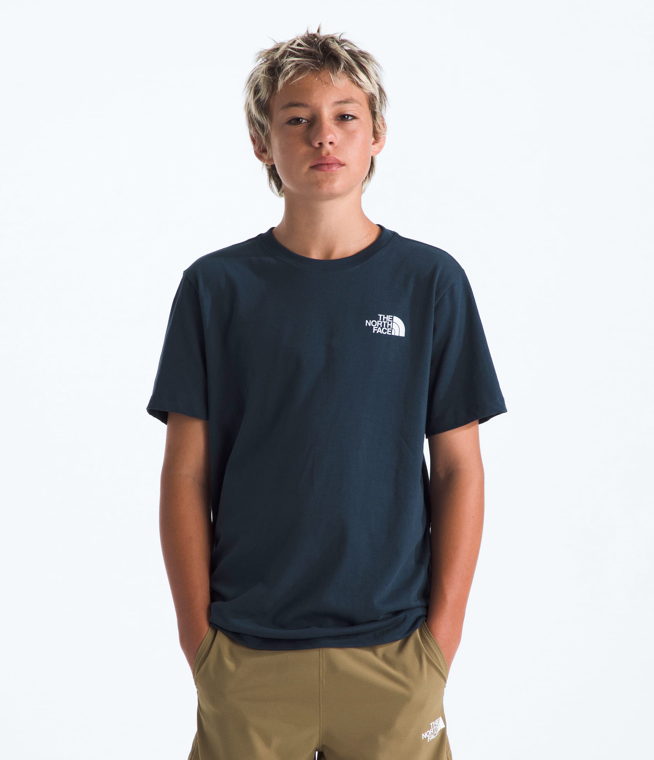 Boys  Girls Woodland Wanderer Regular ShortSleeve Tee TNF BACK