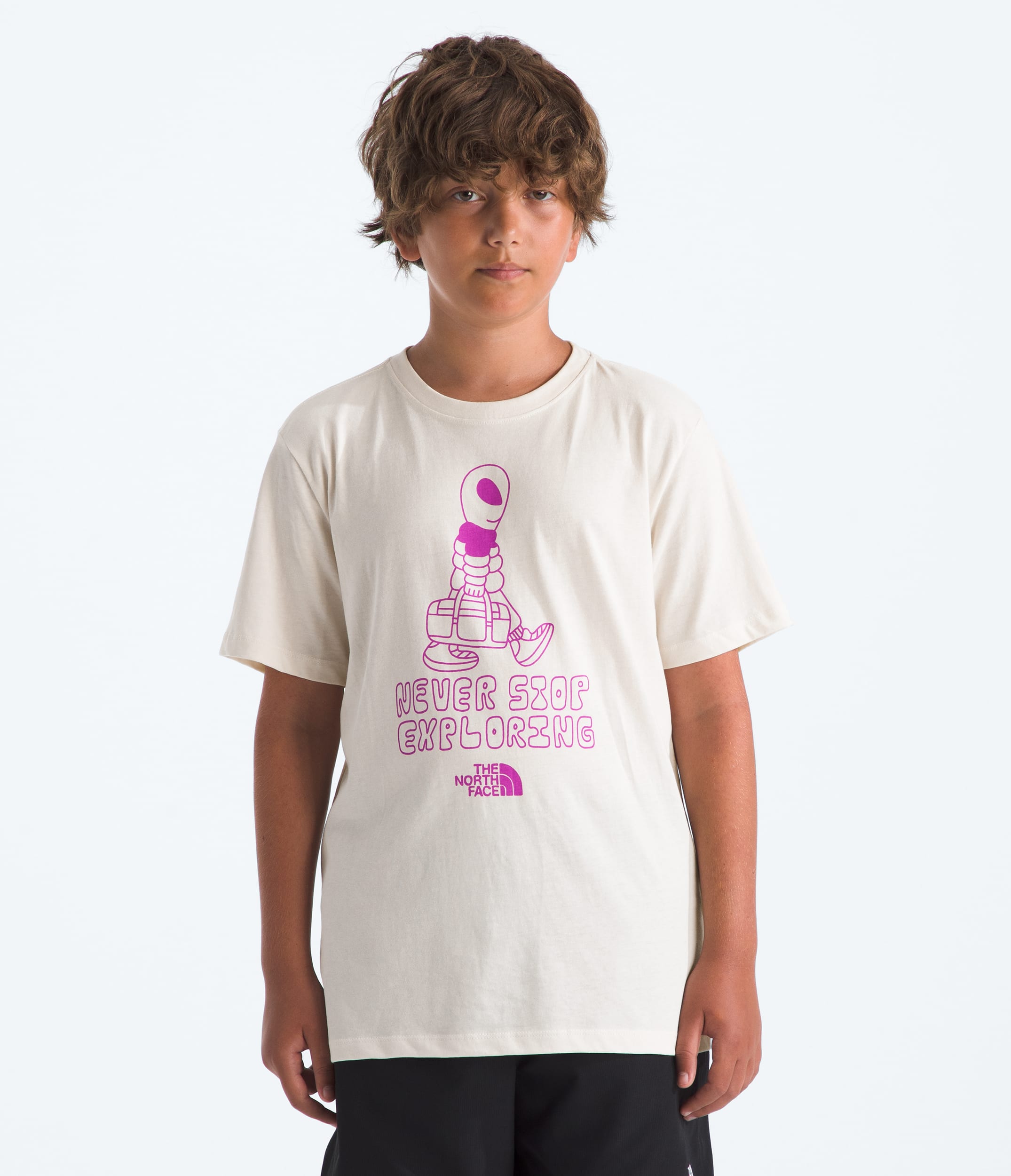Boys  Girls Celestial Drift Regular ShortSleeve Tee TNF HERO3