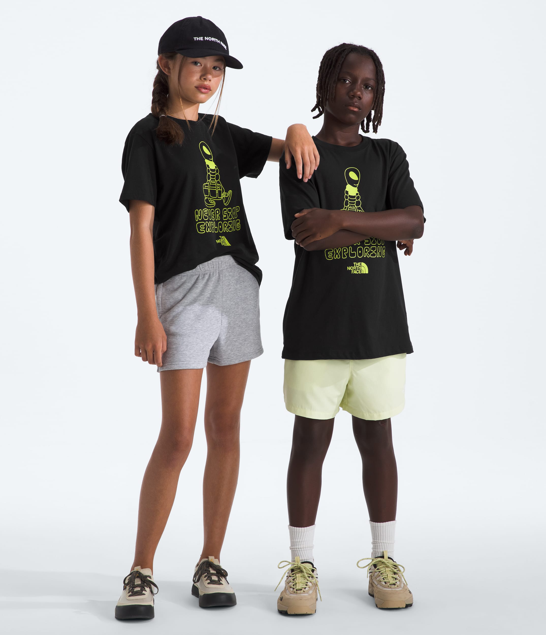 Boys  Girls Celestial Drift Regular ShortSleeve Tee TNF HERO