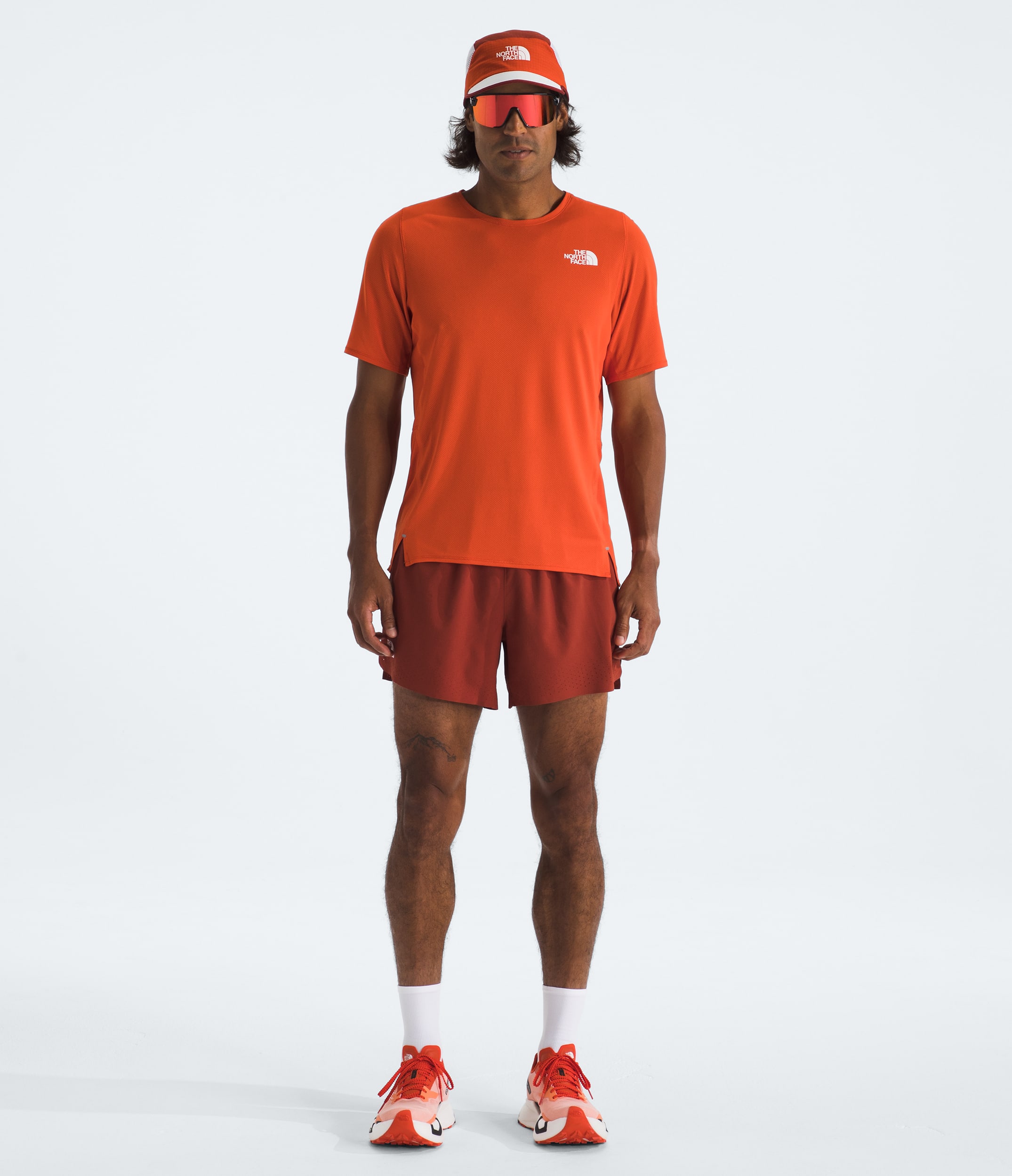 Mens Summit Series Pacesetter 5 Shorts TNF HERO2