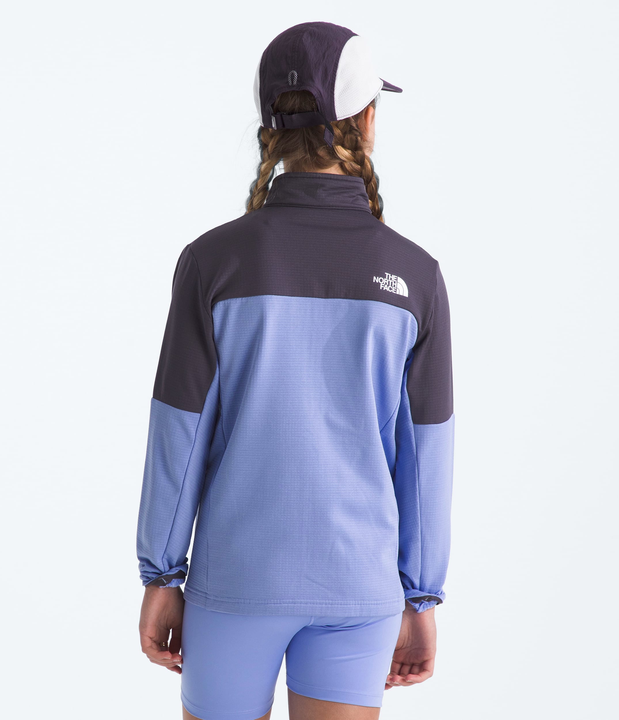 Boys  Girls Hike Mid Layer FullZip TNF BACK