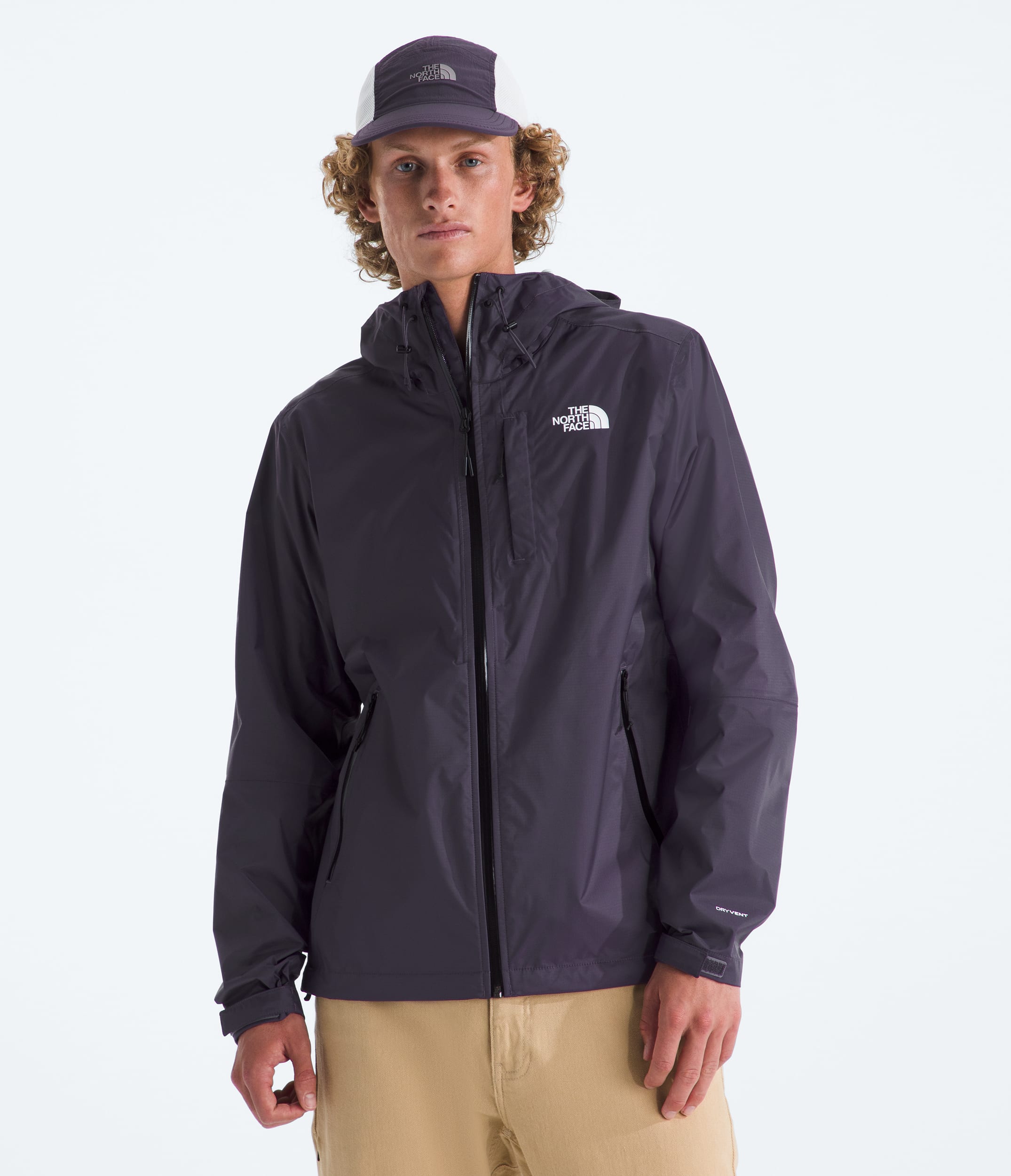 Mens Alta Vista Rain Jacket TNF Endless Dusk Main