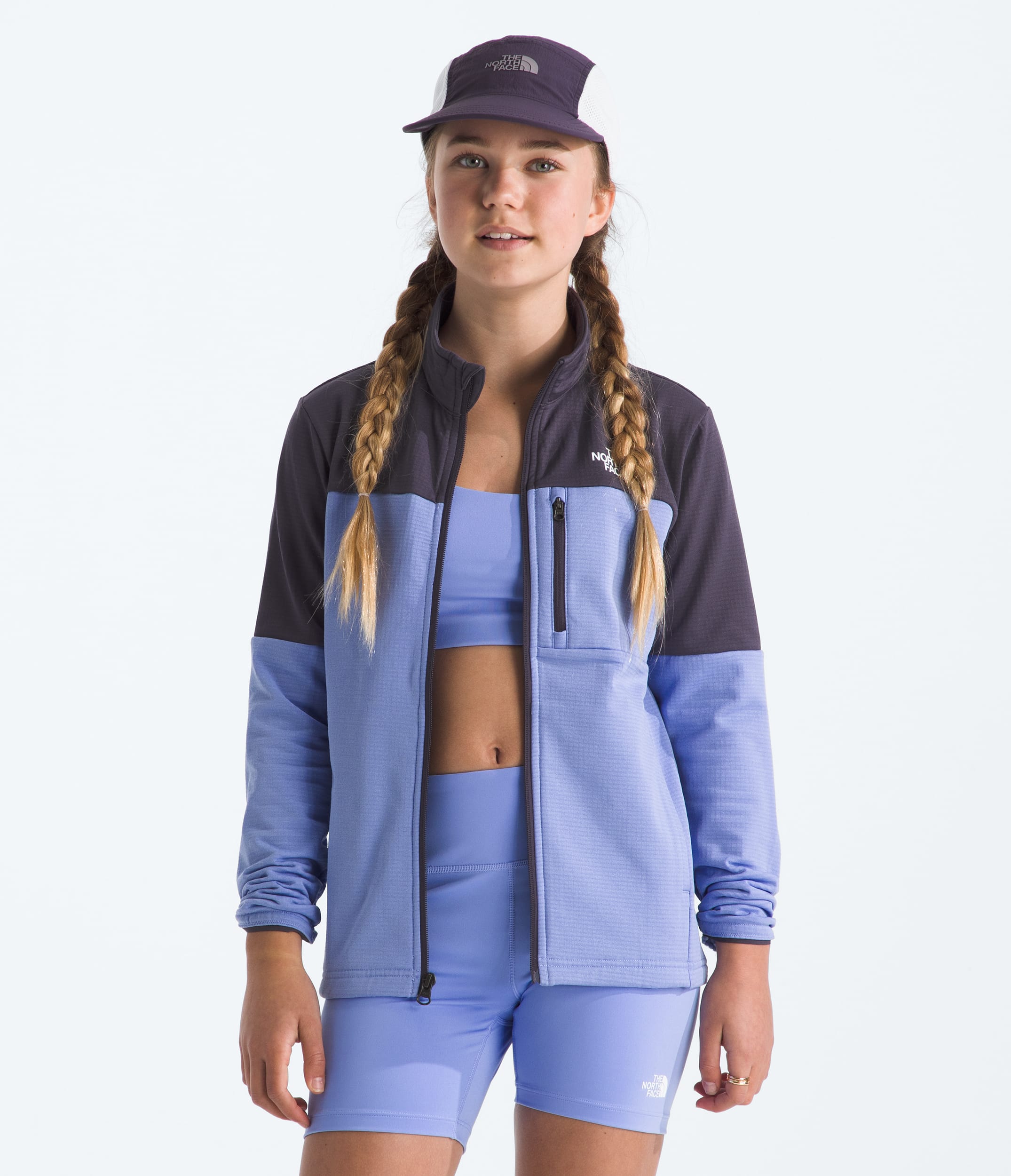 Boys  Girls Hike Mid Layer FullZip TNF HERO2