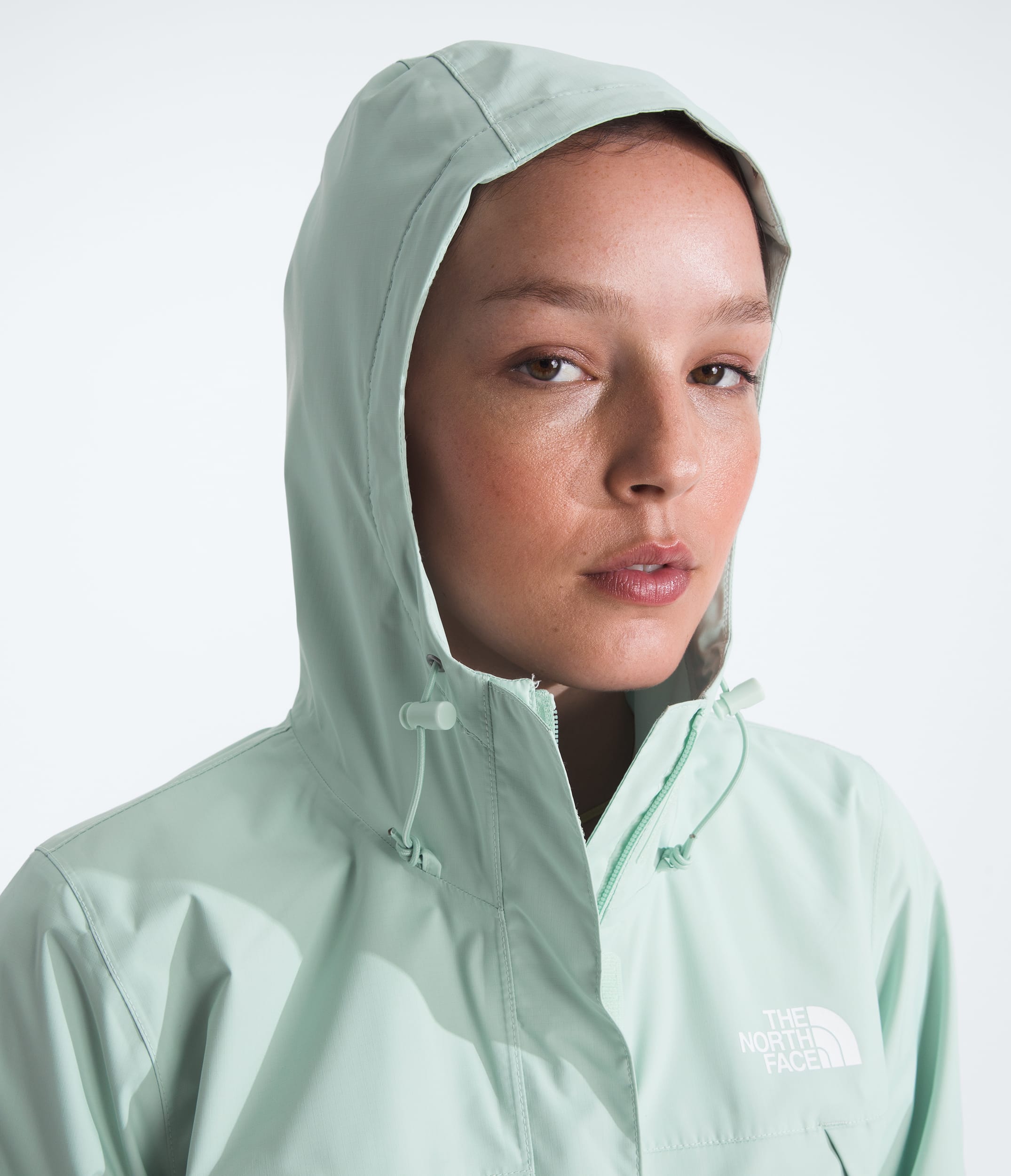 Womens Antora Rain Jacket TNF MODELHOOD2