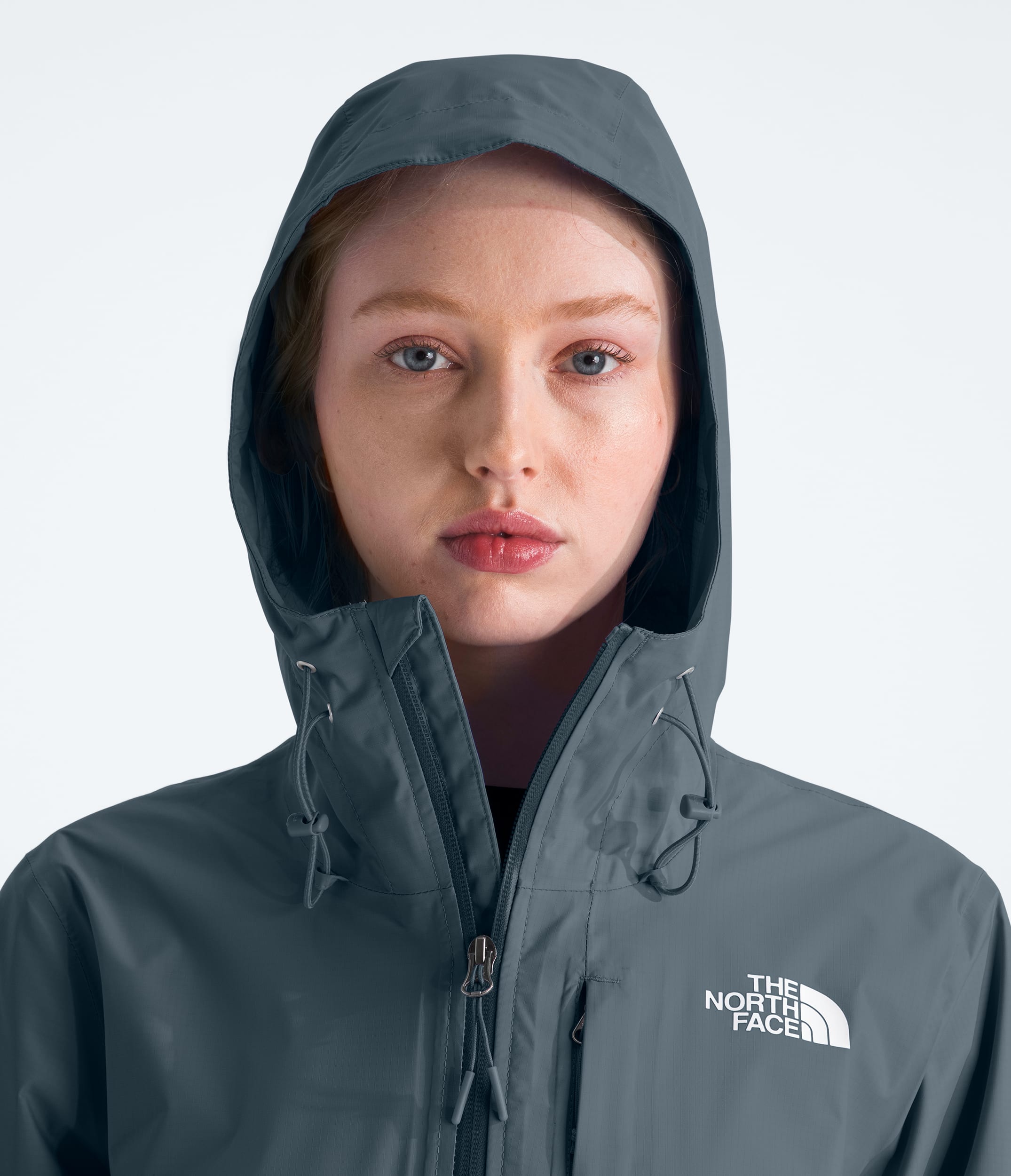 Womens Alta Vista Rain Jacket TNF MODELHOOD2