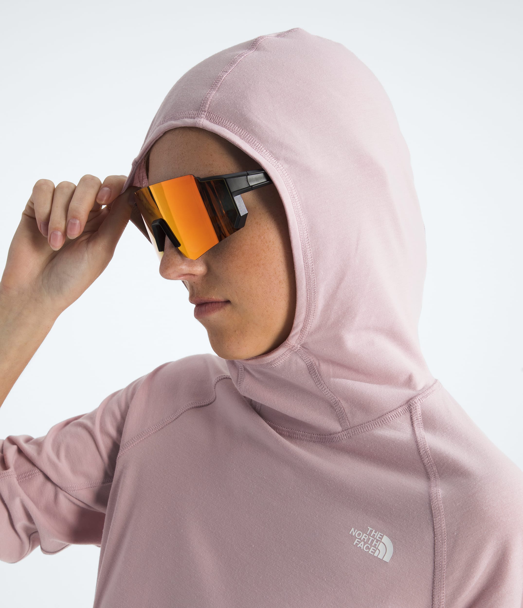 Womens Adventure Sun Hoodie TNF MODELHOOD2