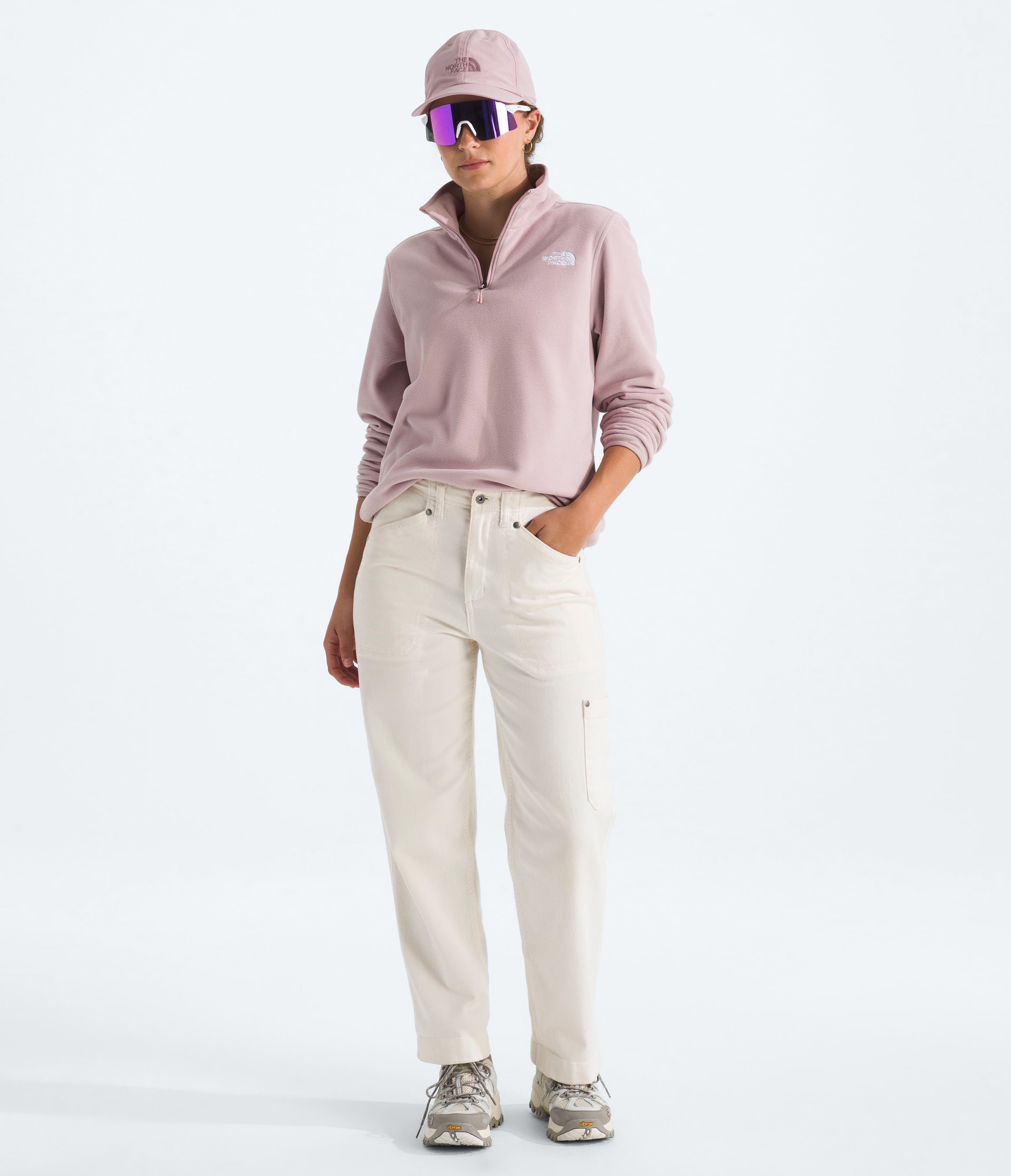 Womens Glacier Fleece Zip Jacket TNF HERO2