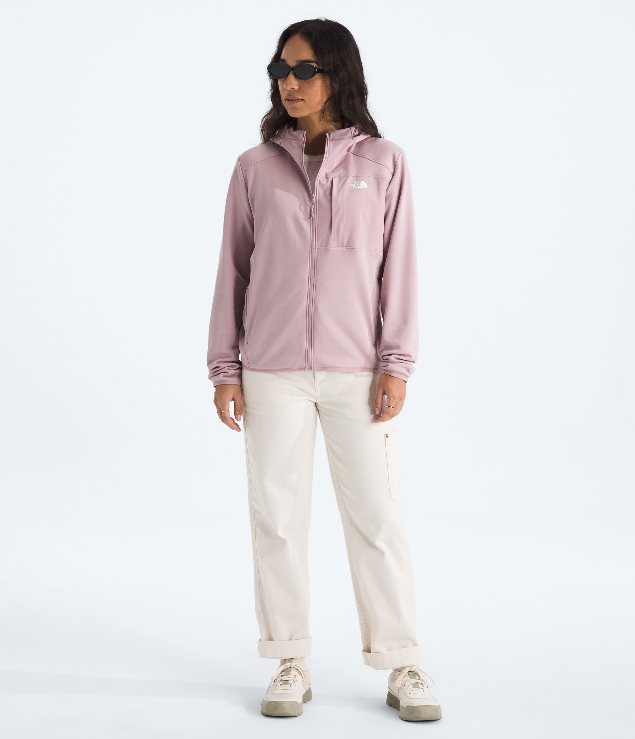 Womens TNF Performance Fleece FullZip Hoodie TNF HERO2