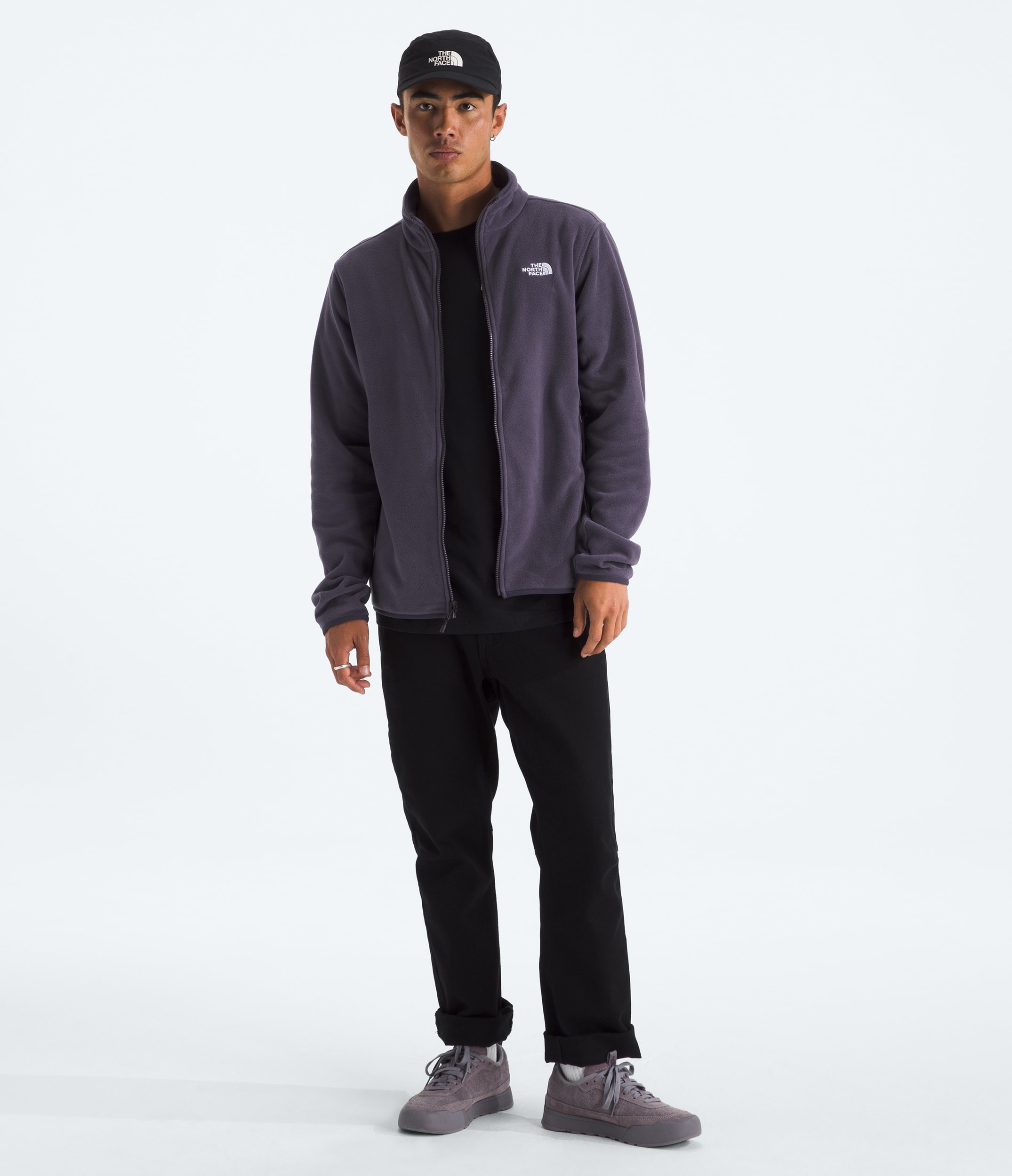 Mens Glacier Fleece Jacket TNF HERO2