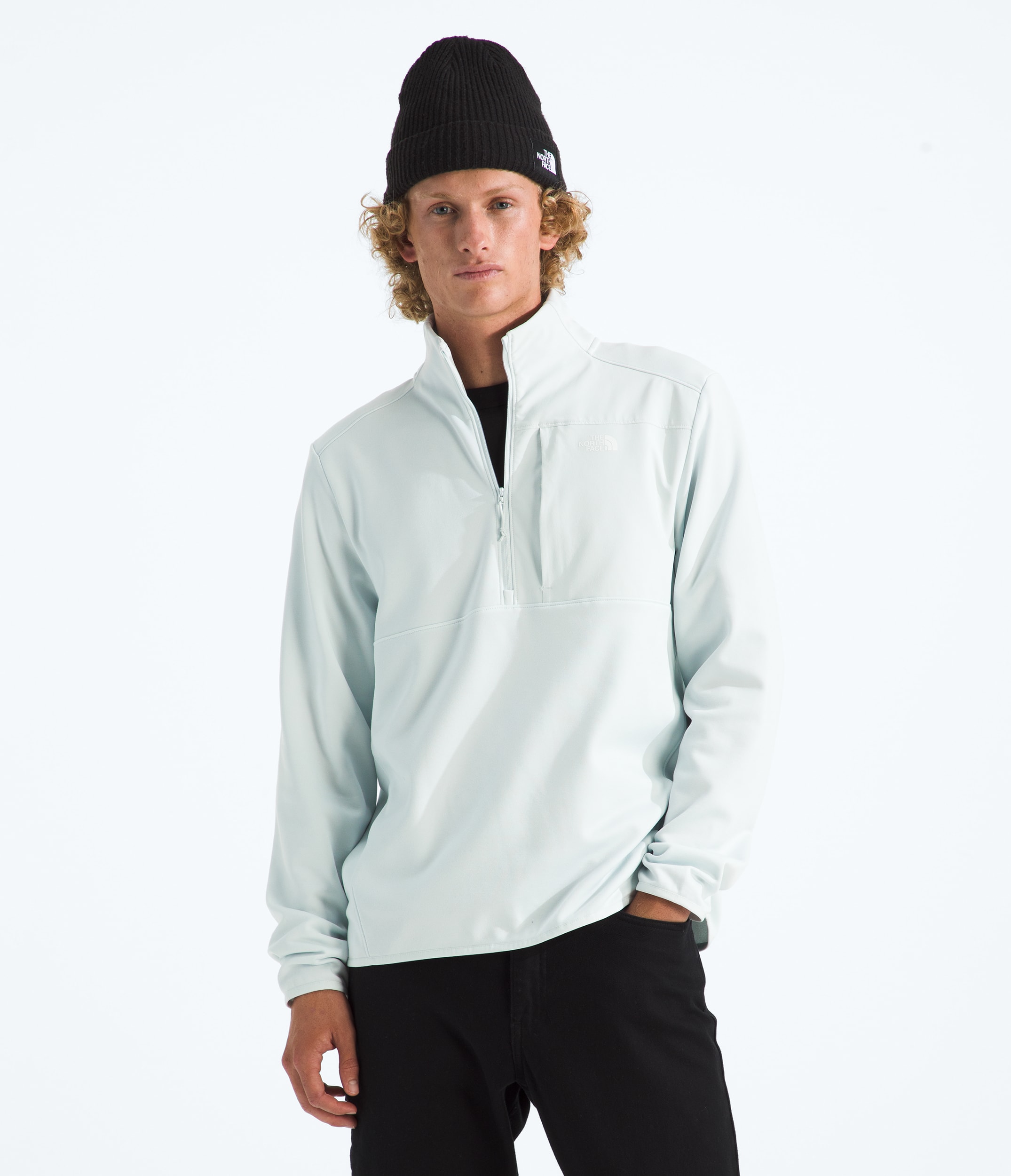 Mens TNF Performance Fleece Zip TNF HERO