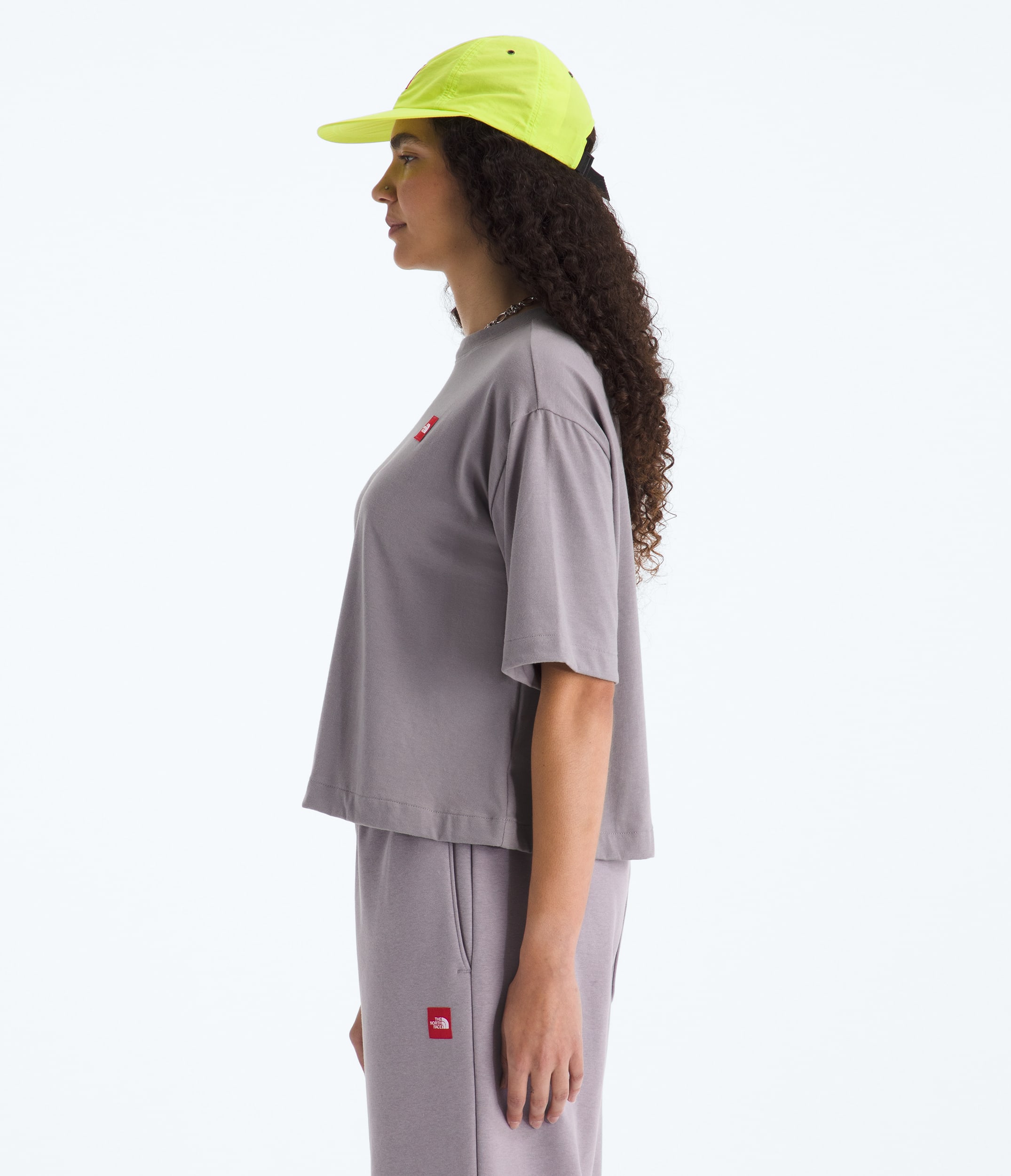 Tshirt droit  manches courtes TNF Red Box pour femmes TNF MODEL34