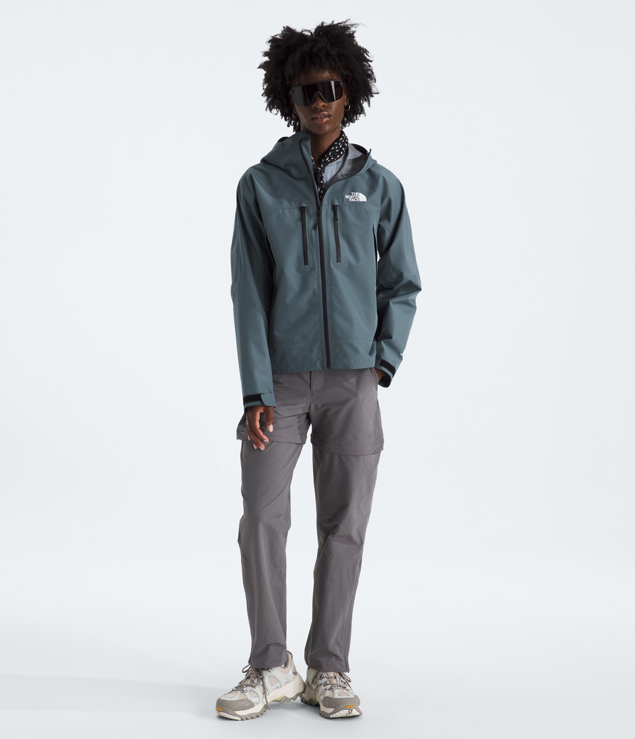 Womens Valley View Rain Jacket TNF HERO2