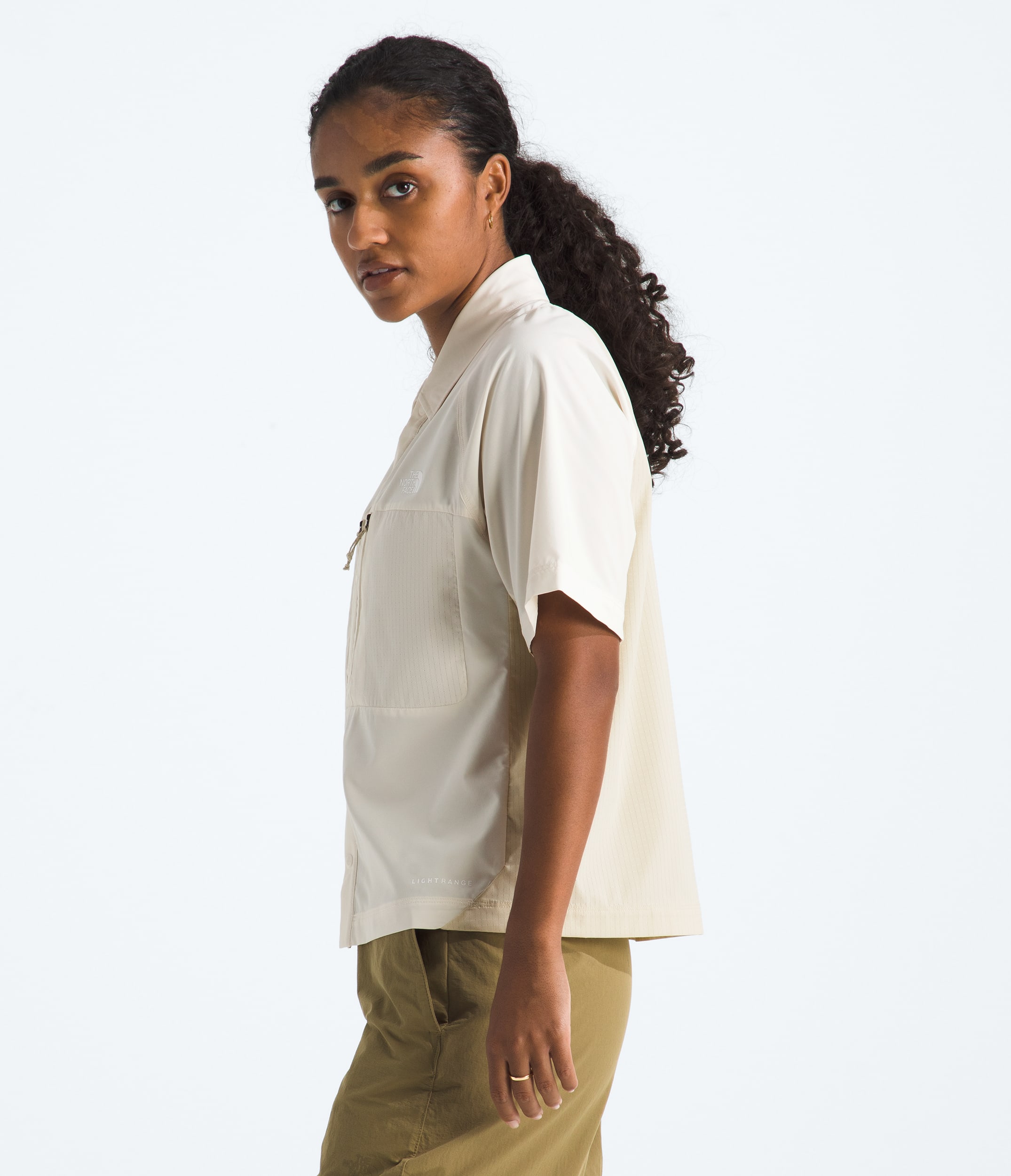 Haut  manches courtes Trail LIGHTRANGE pour femmes TNF MODEL34