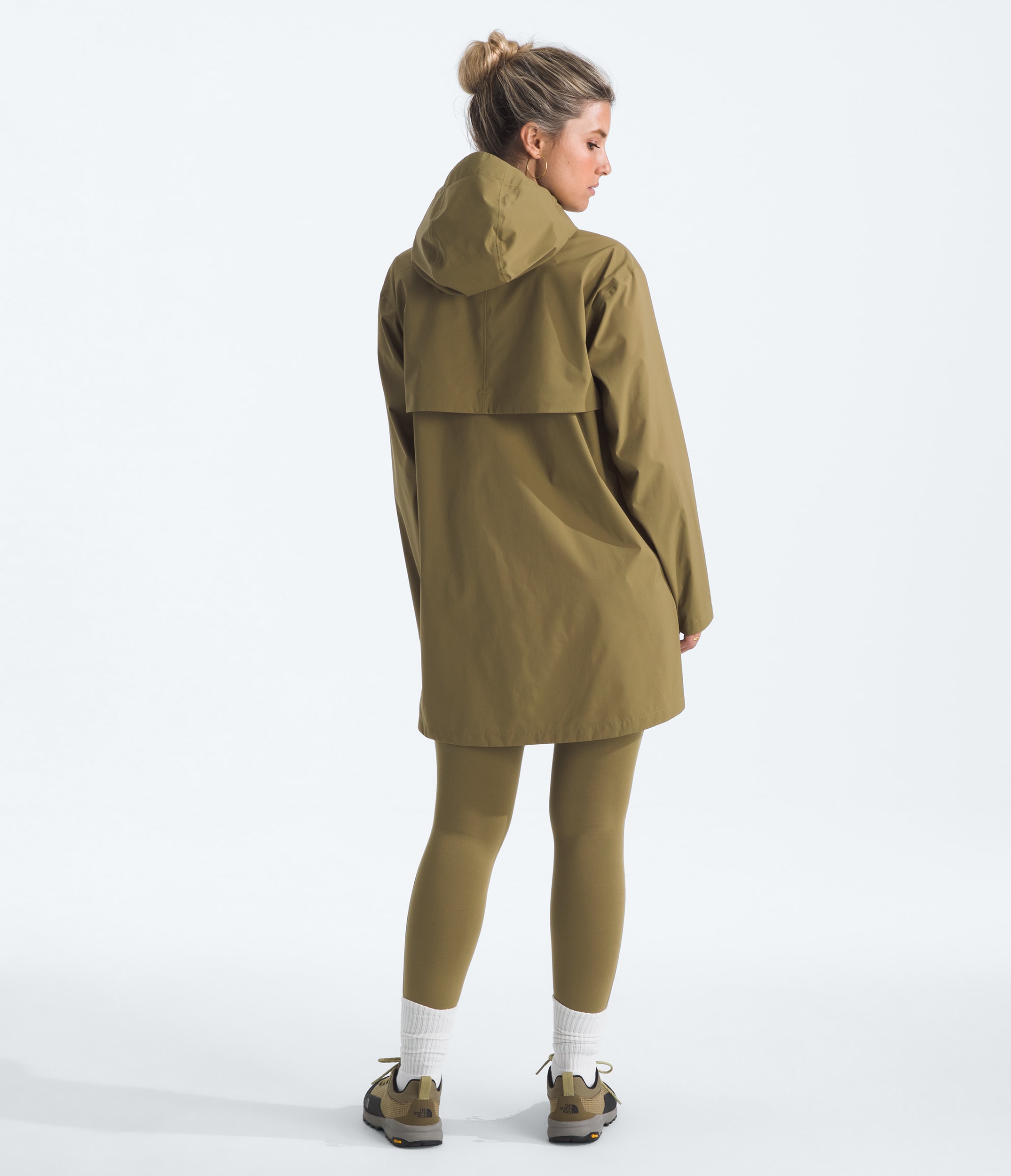 Womens Voyage Rain 3L Hooded Parka TNF BACK