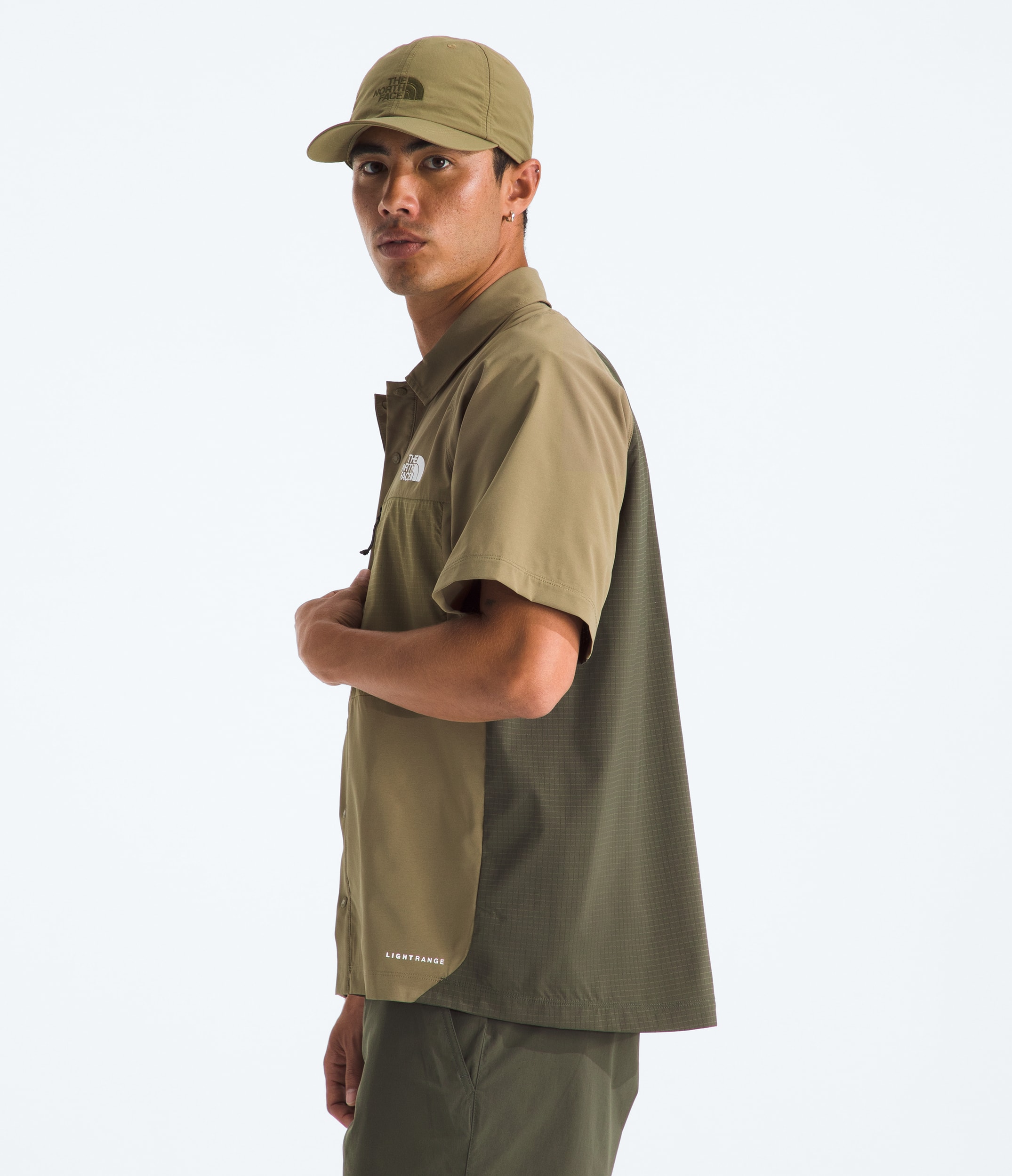 Mens Trail LIGHTRANGE ShortSleeve Shirt TNF MODEL34