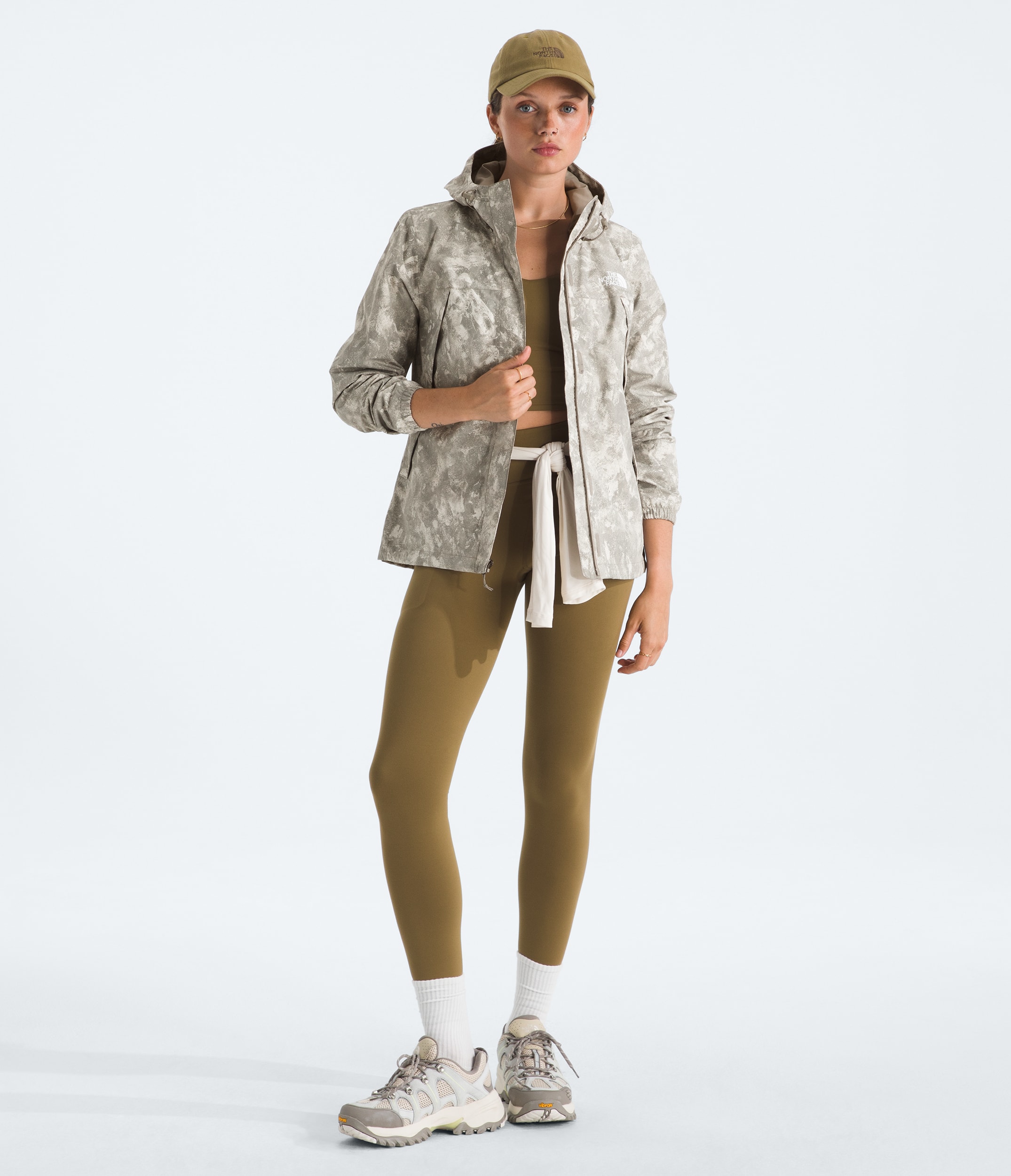 Womens Antora Rain JacketPrint TNF HERO2