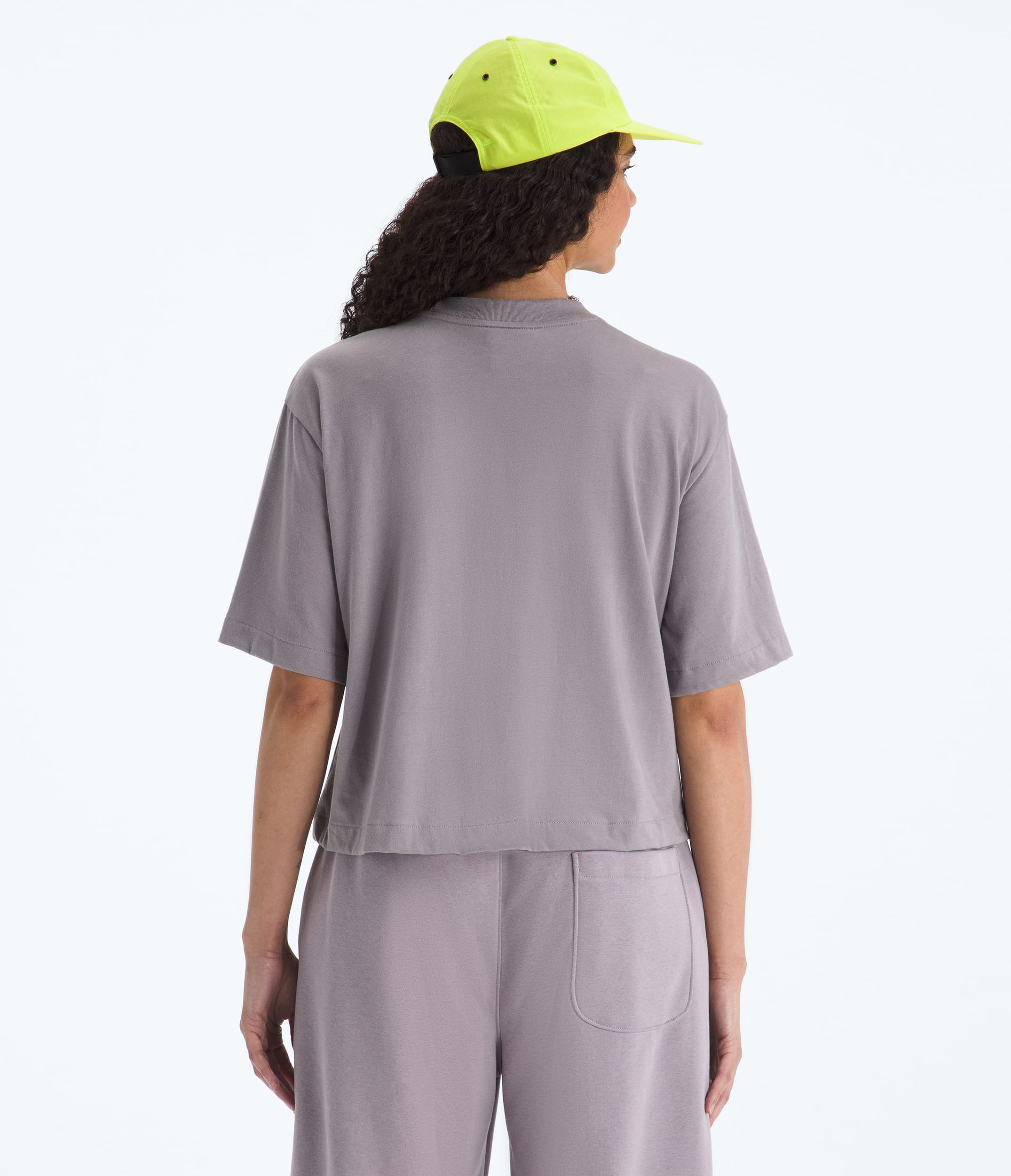 Tshirt droit  manches courtes TNF Red Box pour femmes TNF BACK