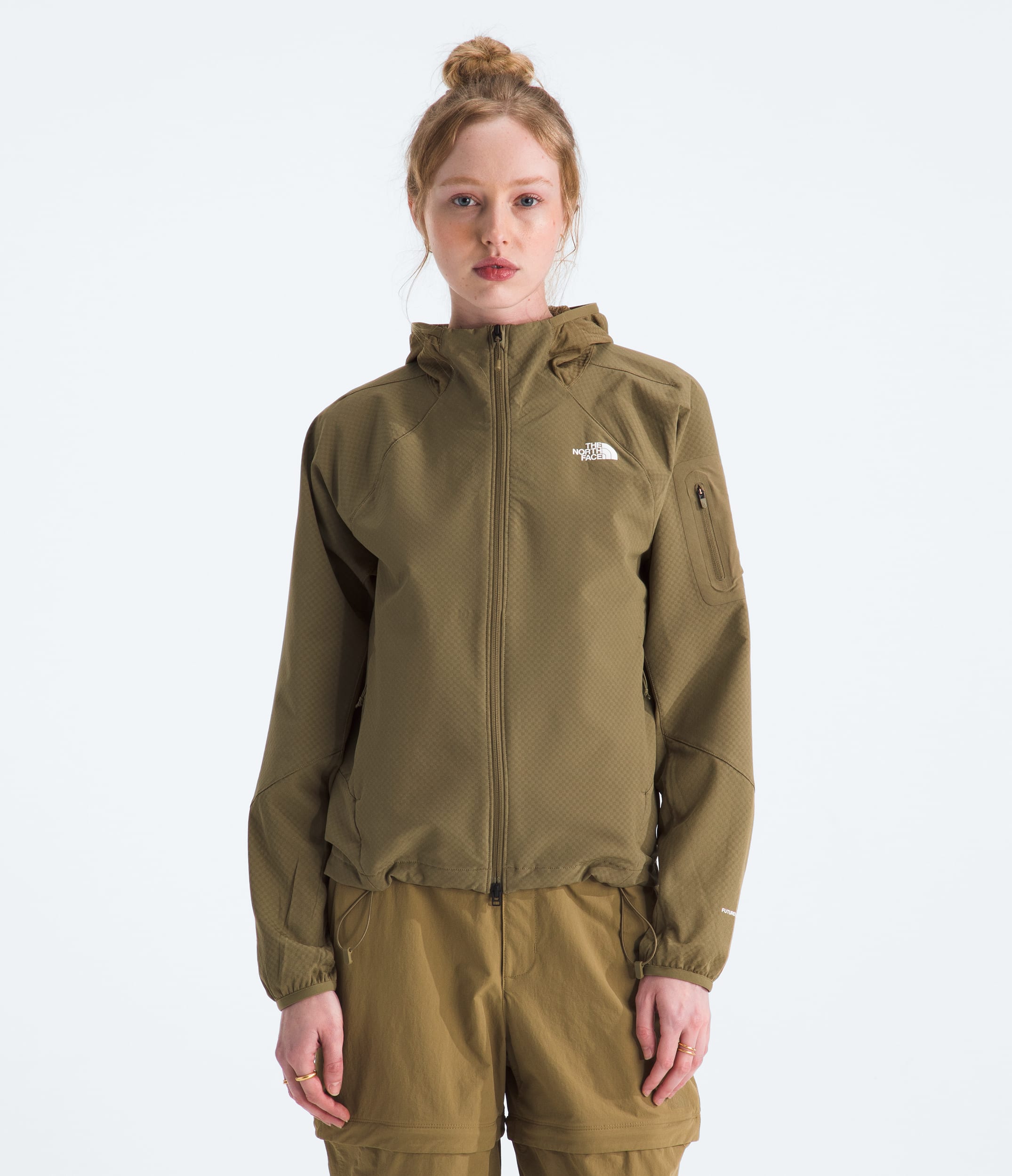 Womens Tek Approach FUTUREFLEECE Hooded Jacket TNF Main