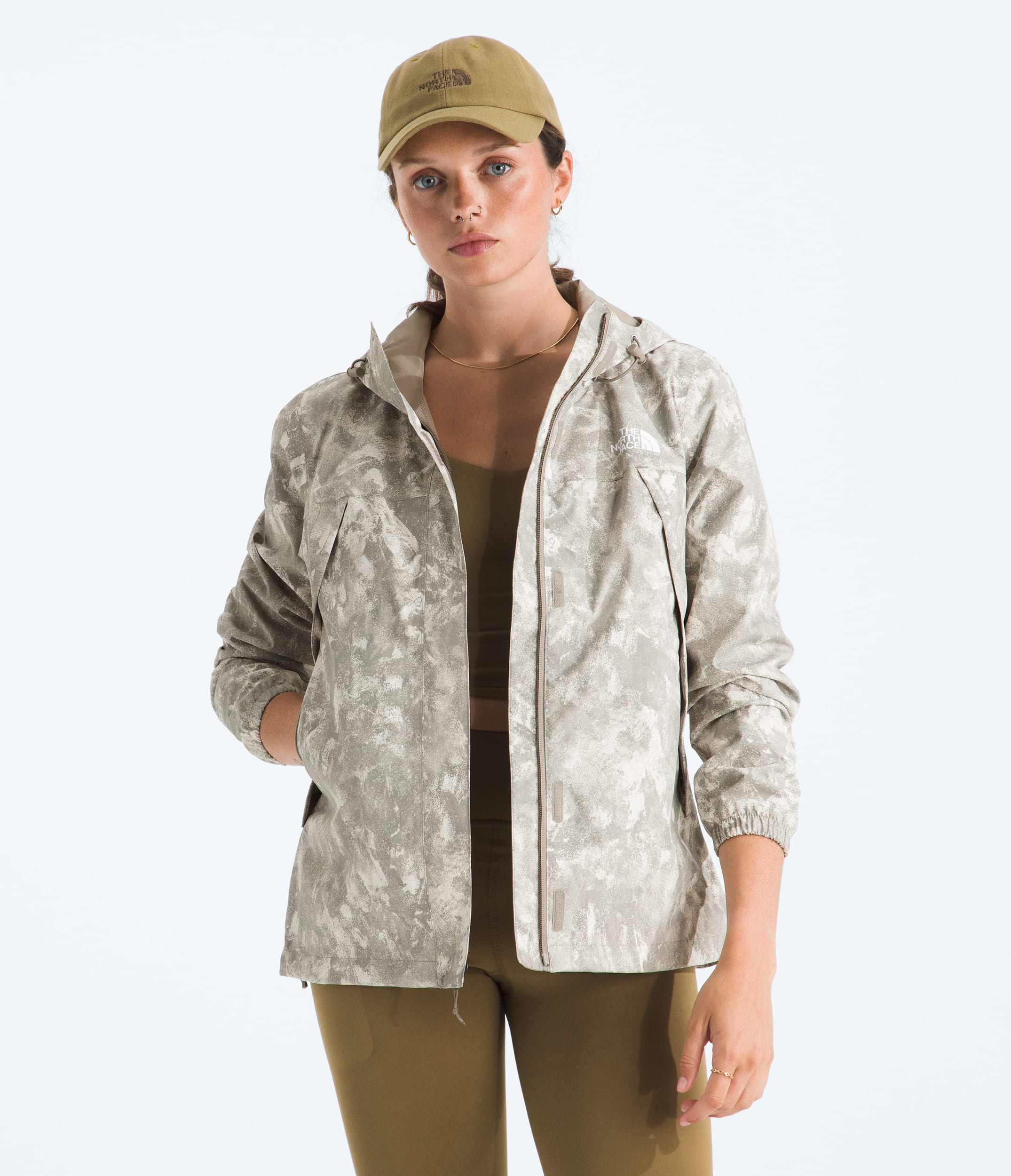Womens Antora Rain JacketPrint TNF Main
