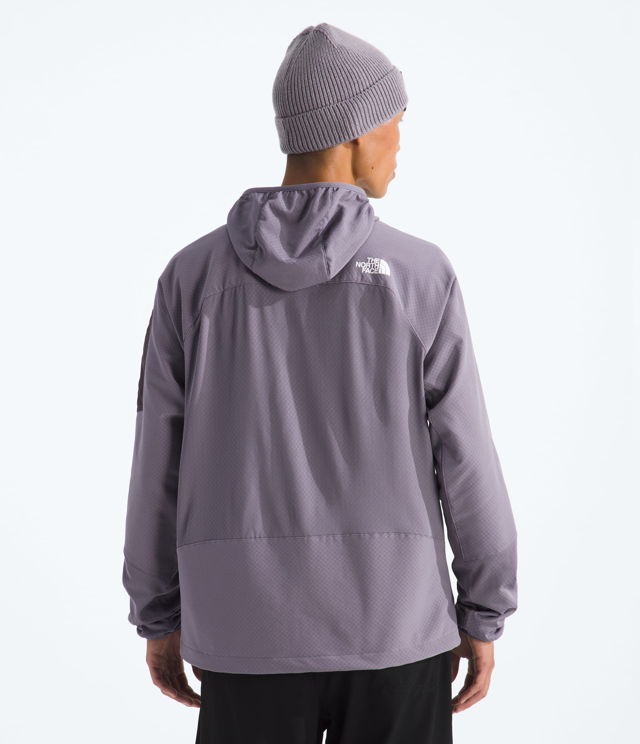 Mens Tek Approach FUTUREFLEECE Hooded Jacket TNF BACK