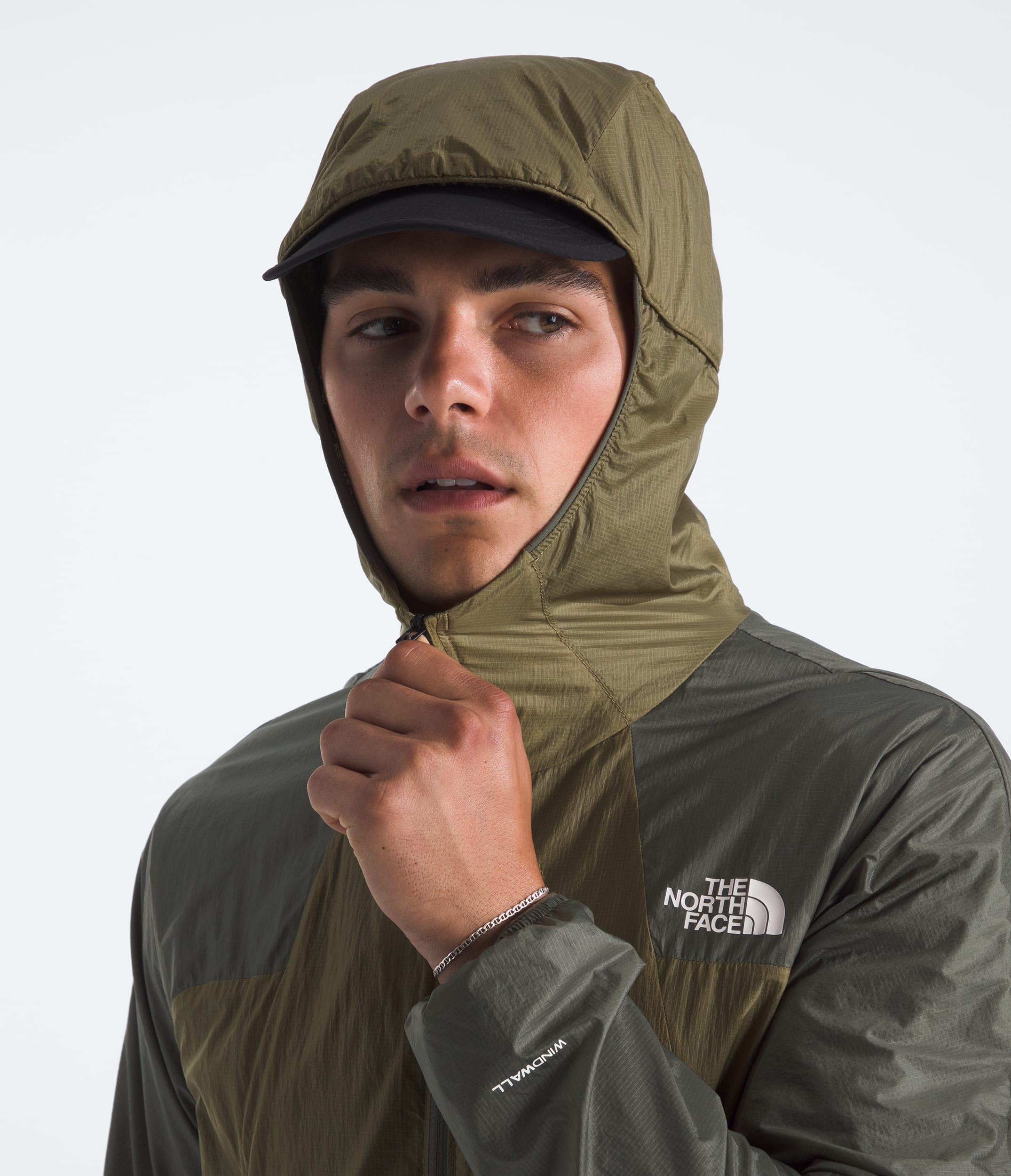Mens Ridgelite FUTUREFLEECE Wind Jacket TNF MODELHOOD2