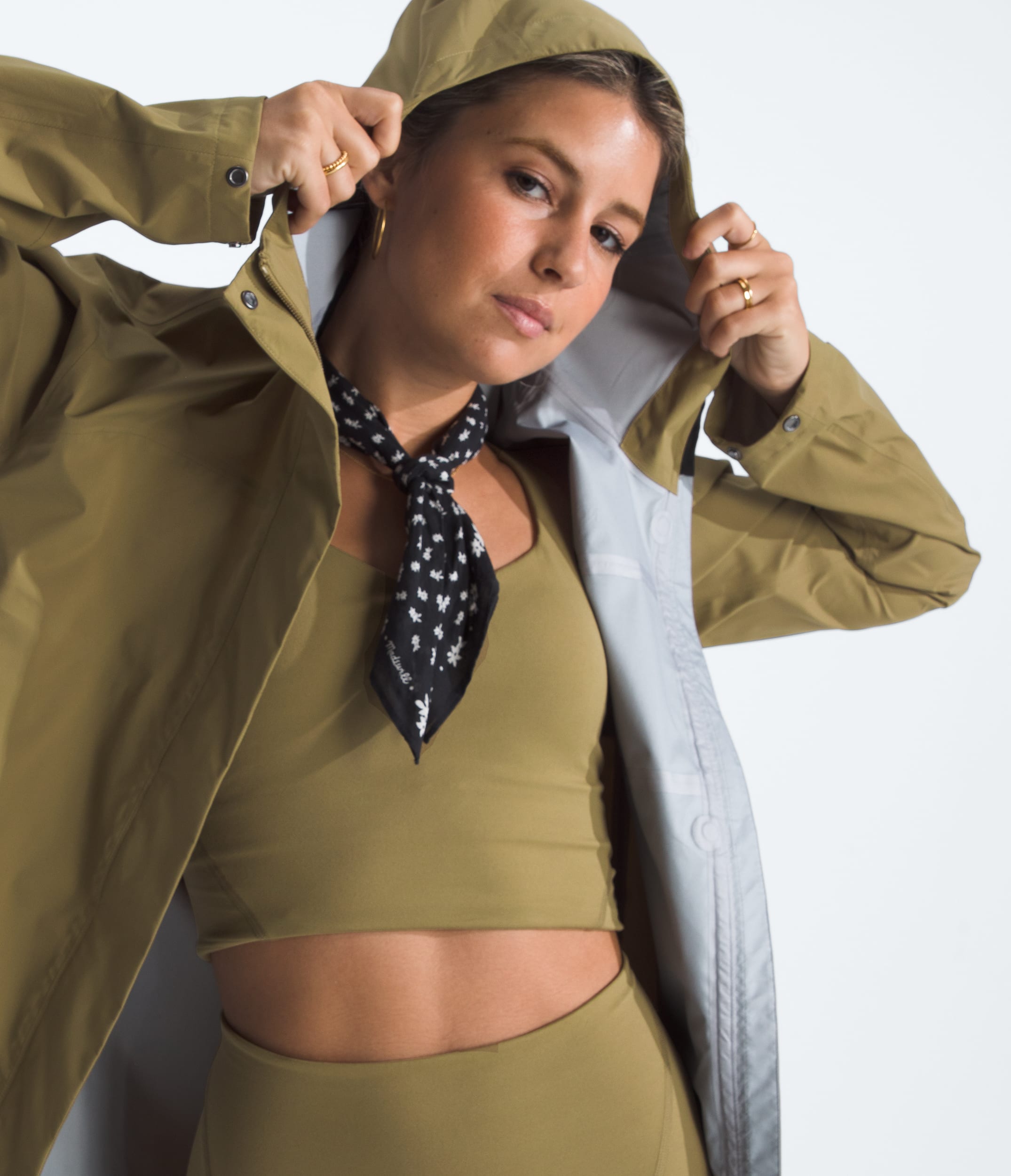 Womens Voyage Rain 3L Hooded Parka TNF HERO2