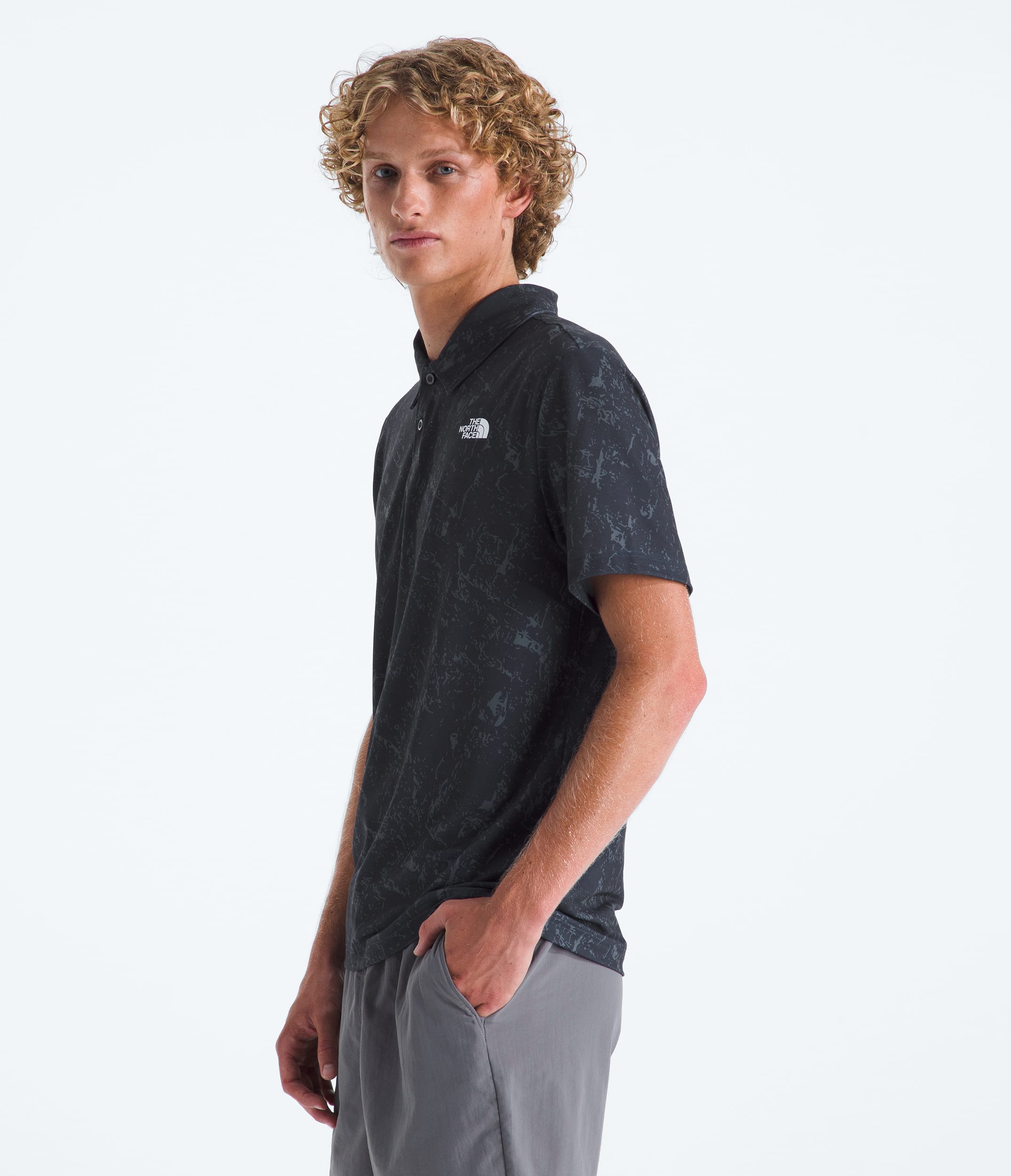 Polo imprim Adventure pour hommes TNF MODEL34