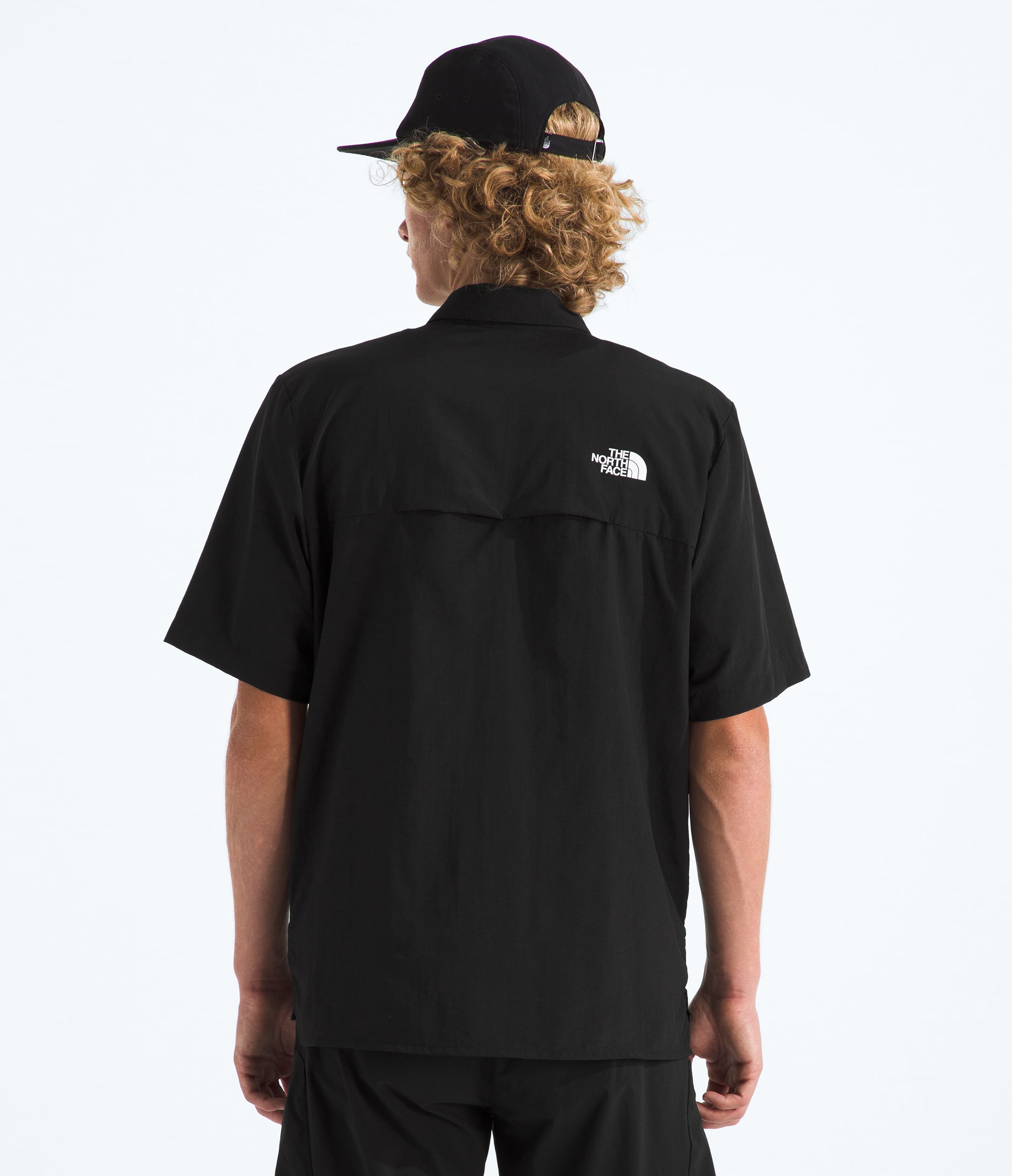 Mens Packable ShortSleeve Shirt TNF BACK